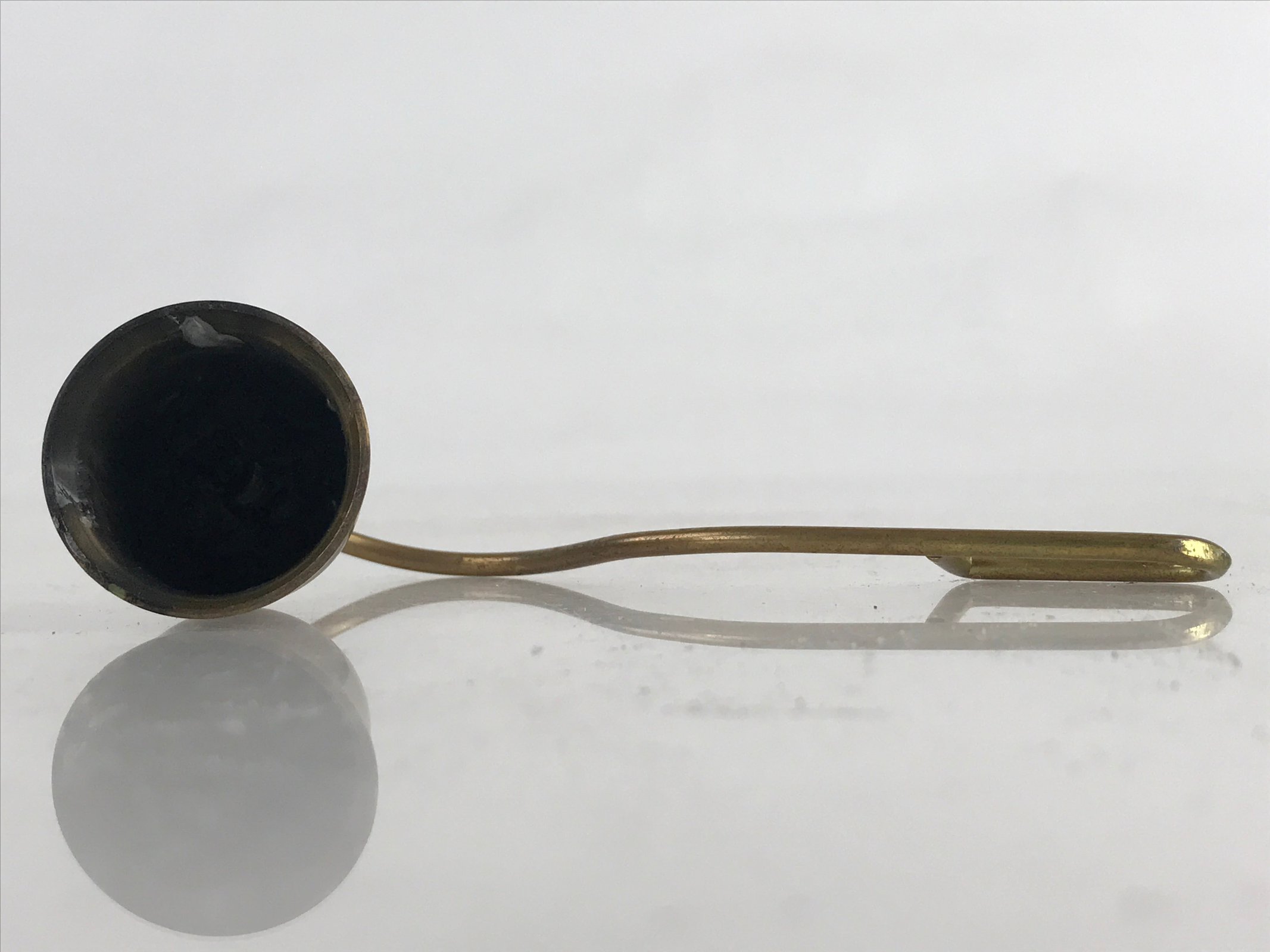 Japanese Buddhist Altar Fitting Candle Snuffer Vtg Metal Butsudan Butsugu BU895