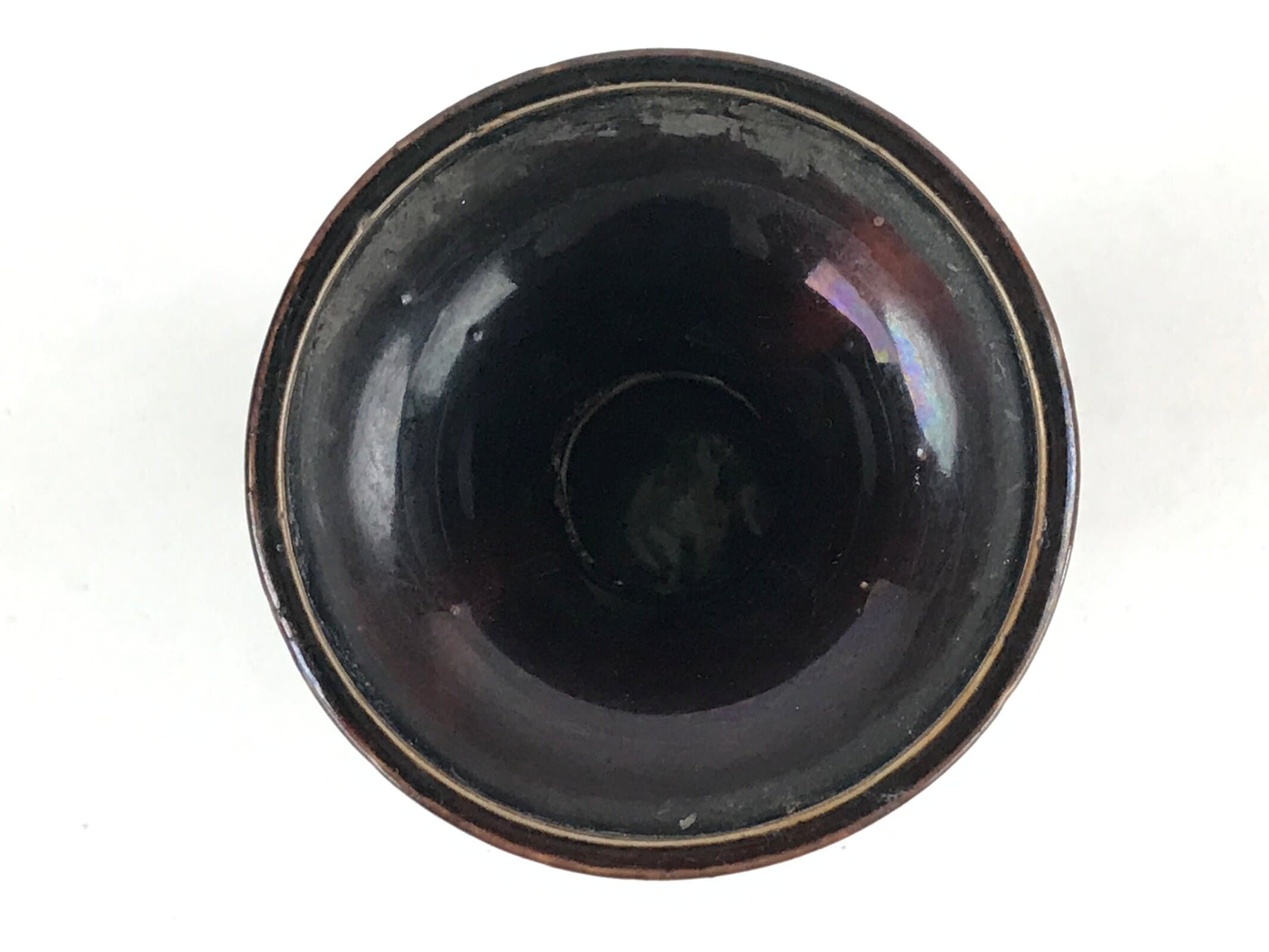 Japanese Buddhist Altar Fitting Ceramic Flower Vase Vtg Butsugu Brown BA53