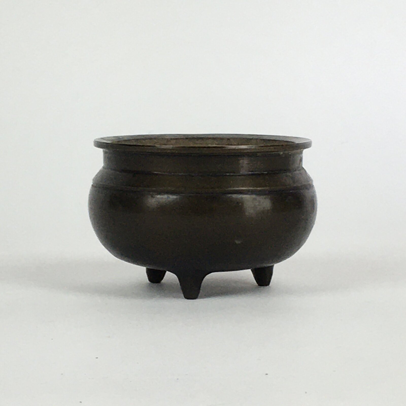 Japanese Buddhist Altar Fitting Copper Incense Burner Vtg Koro Butsudan BU651