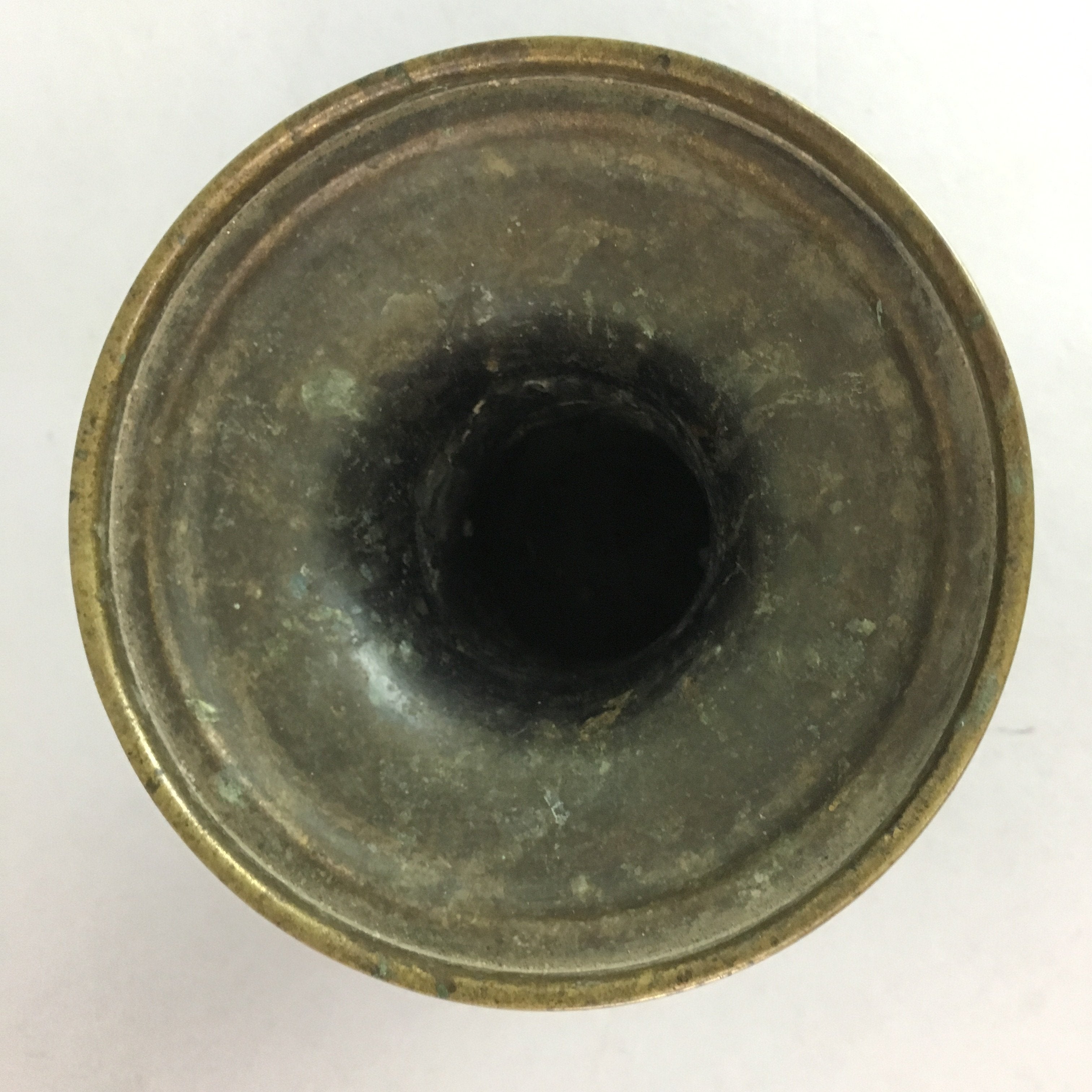 Japanese Buddhist Altar Fitting Flower Stand Vase Vtg Brass Butsudan B905