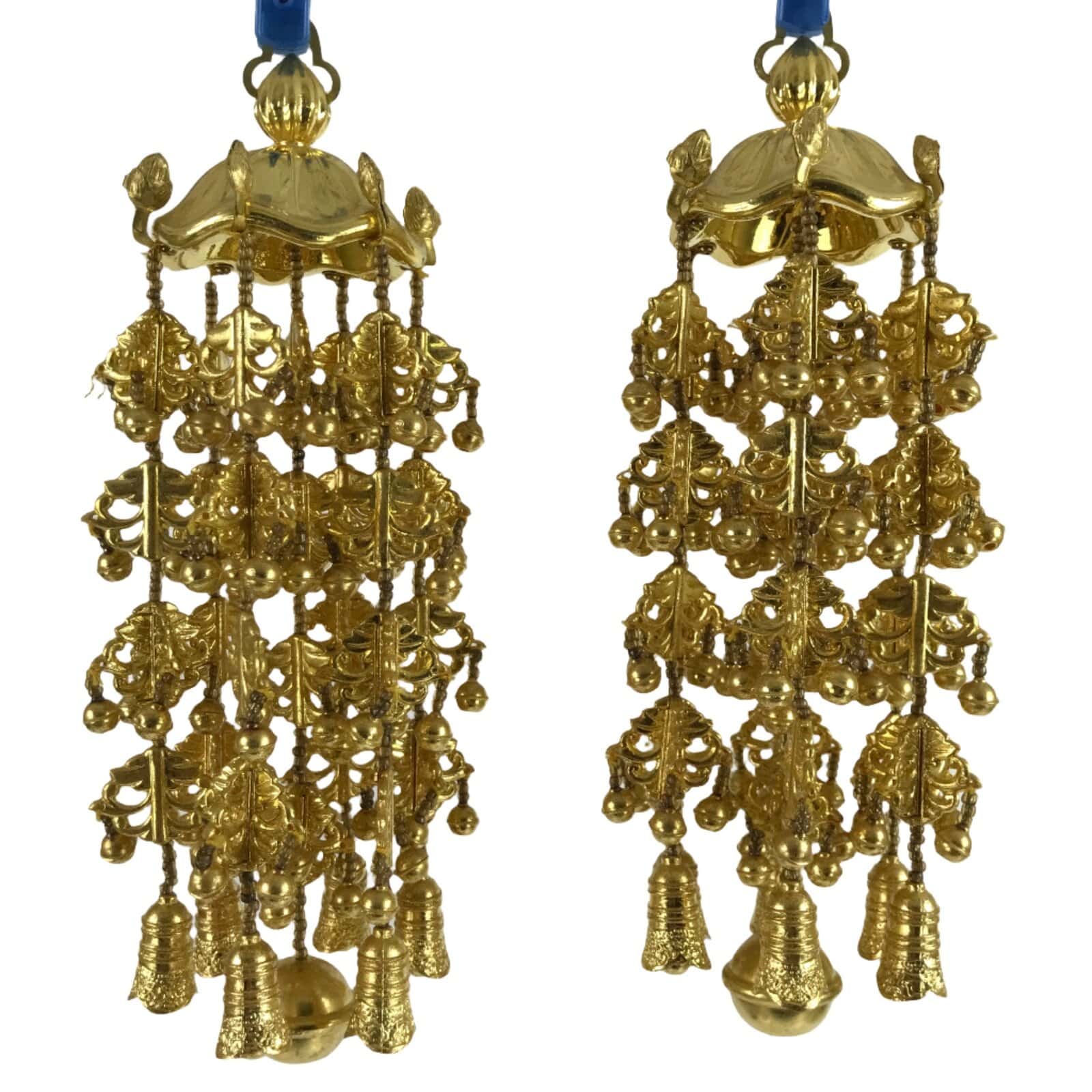 Japanese Buddhist Altar Fitting Hanging Lantern Resin Yoraku Vtg Butsugu BA349