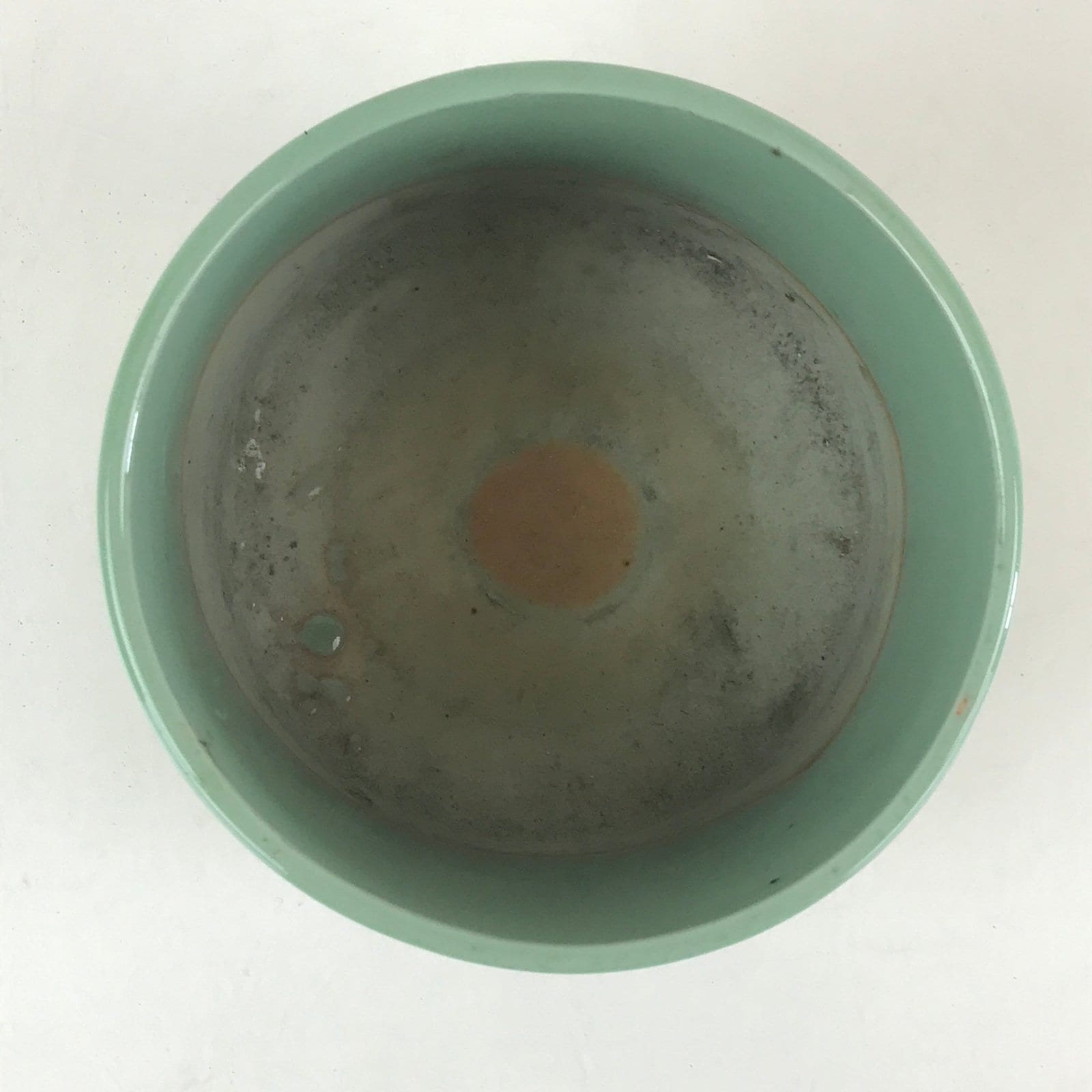 Japanese Buddhist Altar Fitting Incense Burner Vtg Light Green glaze Koro BU841