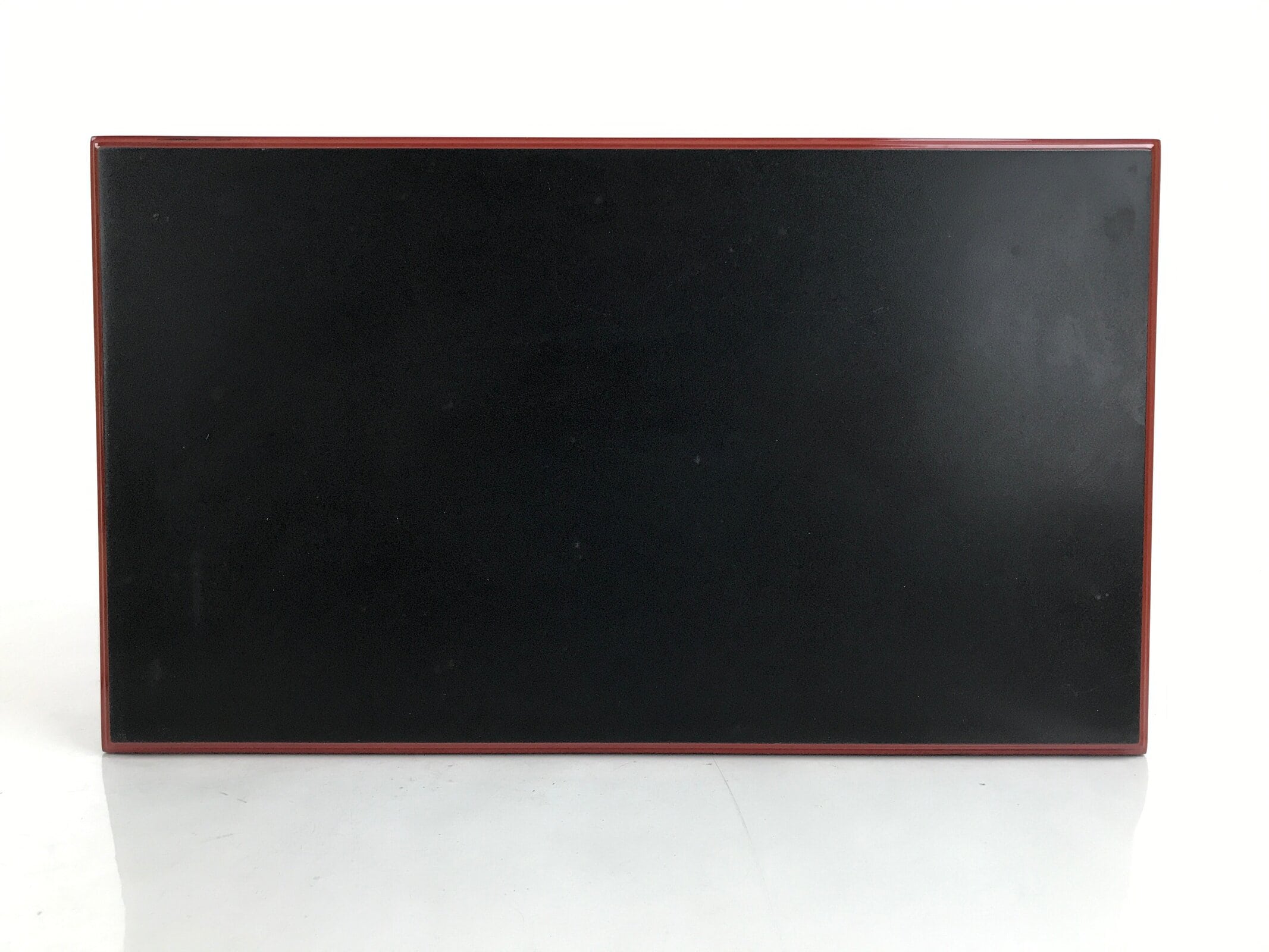 Japanese Buddhist Altar Fitting Lacquer Kyozukue Offering Table Black Red BA374