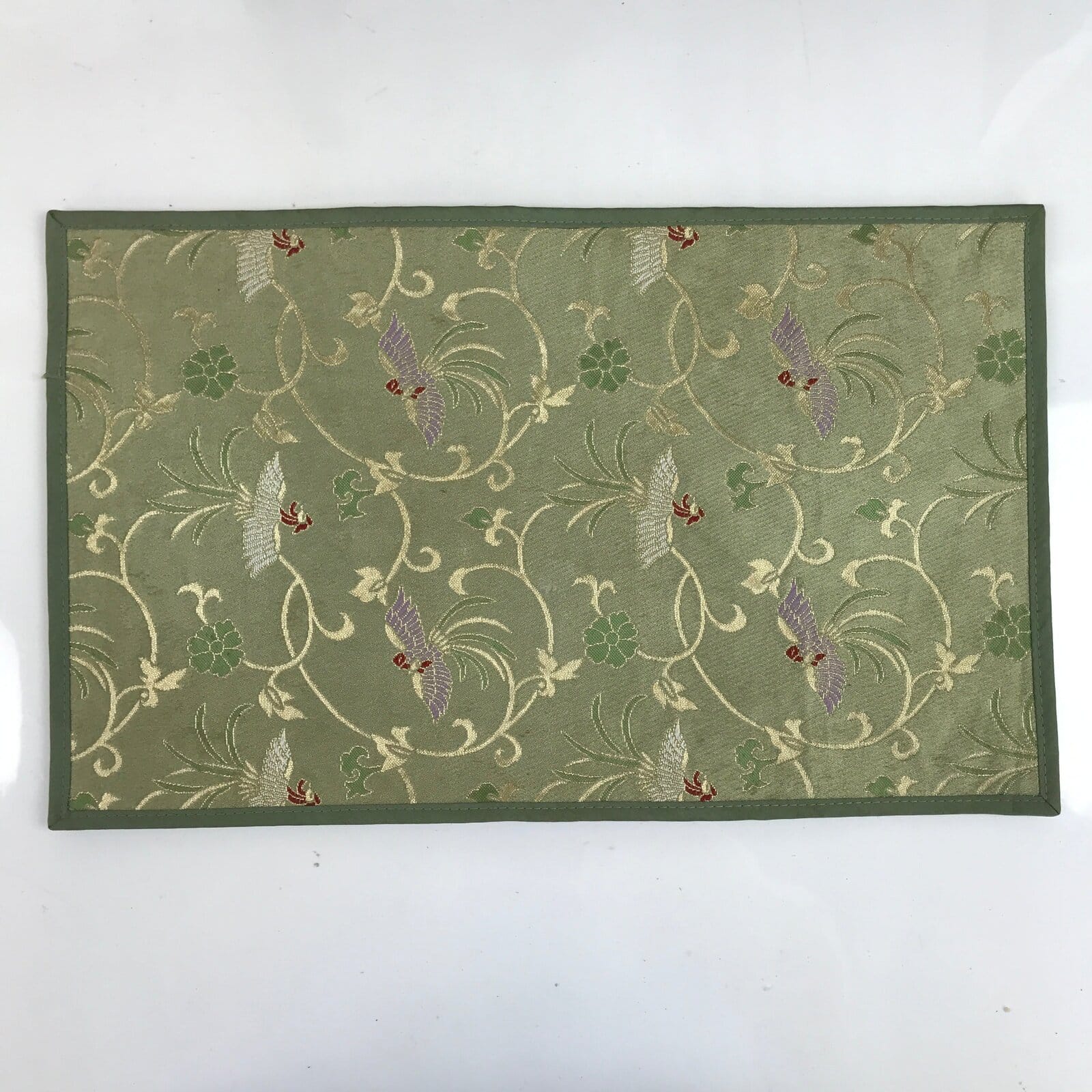 Japanese Buddhist Altar Fitting Lacquer Kyozukue Offering Table Black Red BA374