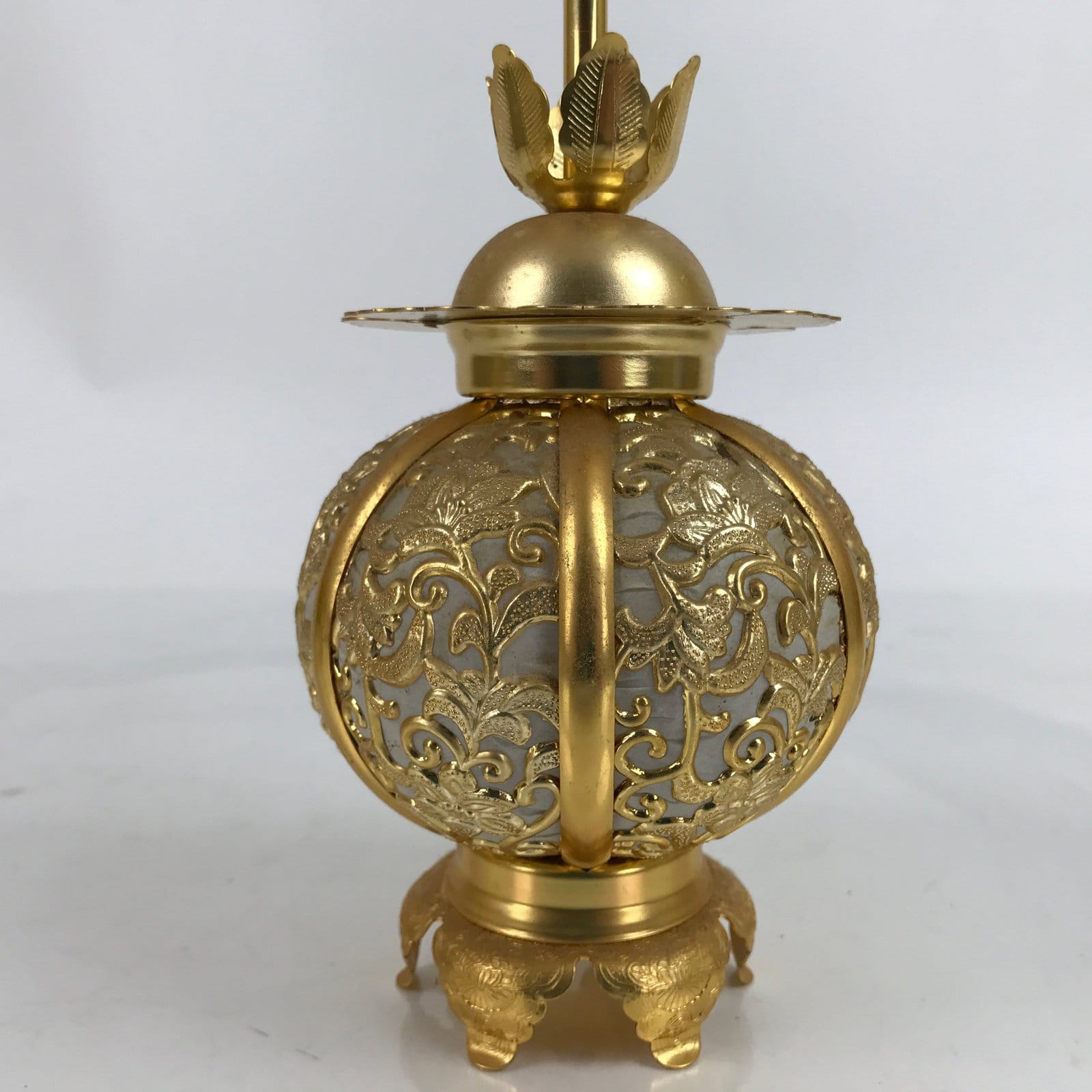 Japanese Buddhist Altar Fitting Metal Butsudan Hanging Lantern Tsuri Toro BA347