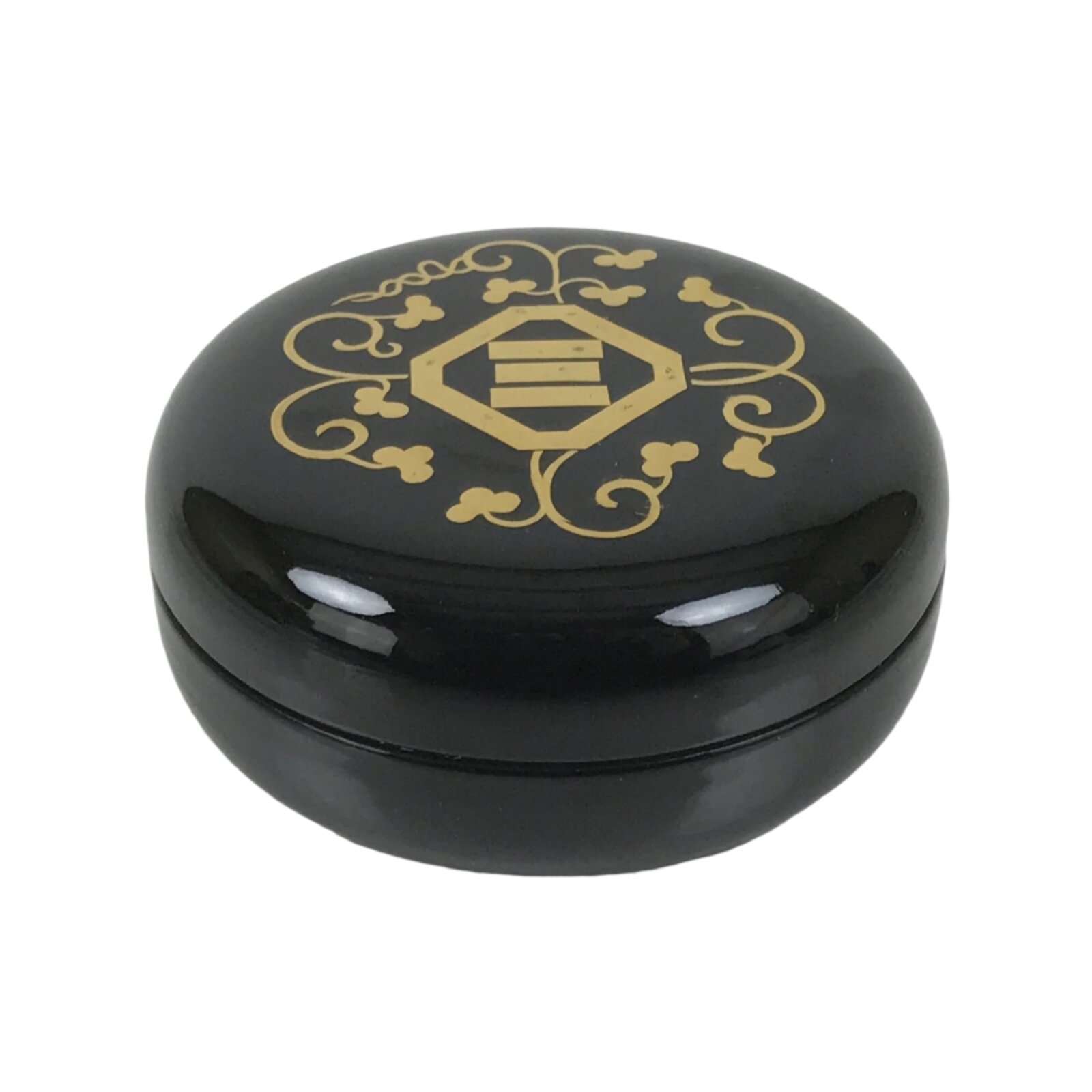 Japanese Buddhist Altar Fitting Resin Incense Container Kogo Vtg Kinrenji BA705