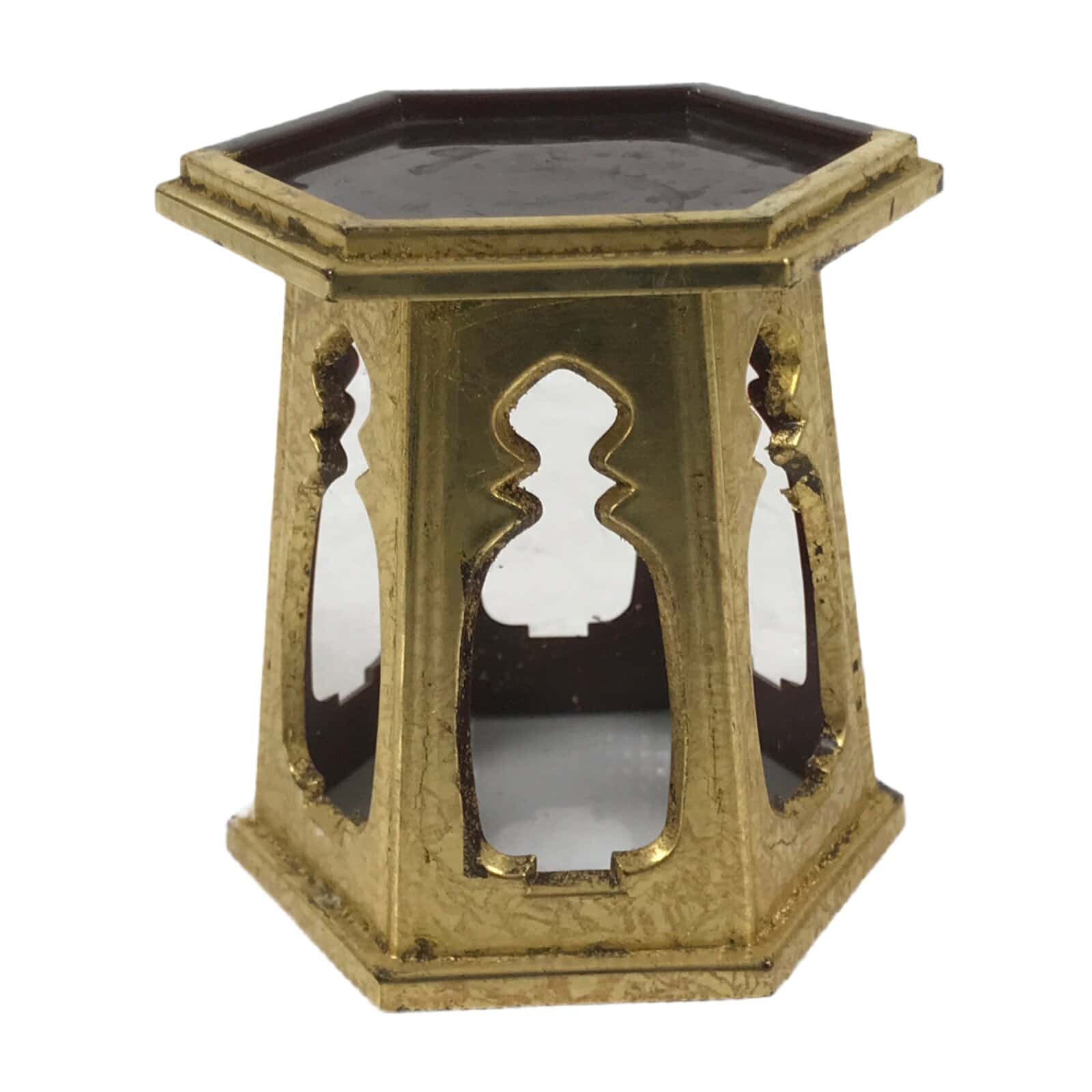 Japanese Buddhist Altar Fitting Resin Offering Cup Stand Vtg Bukki Butsugu BA643