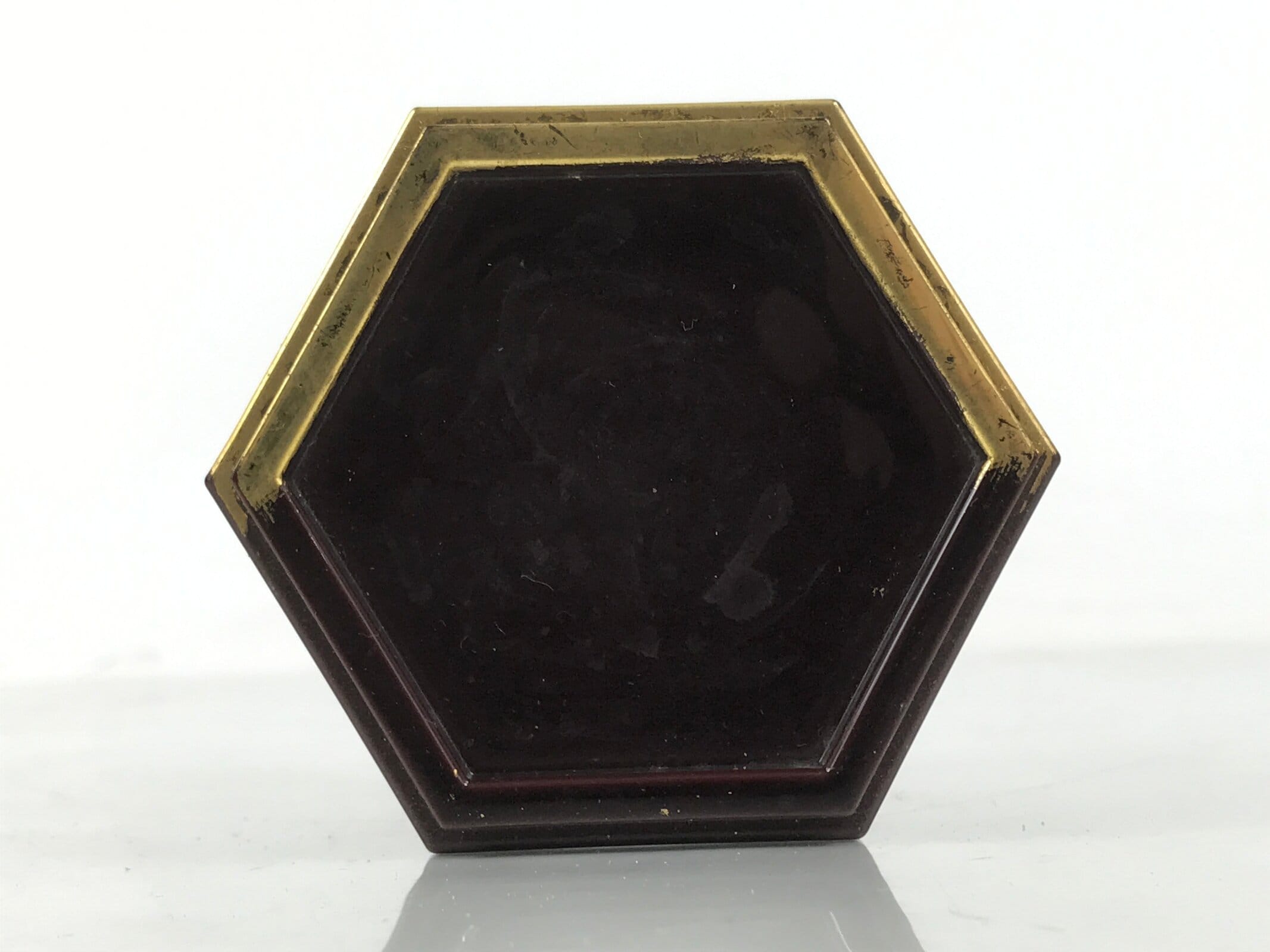 Japanese Buddhist Altar Fitting Resin Offering Cup Stand Vtg Bukki Butsugu BA643