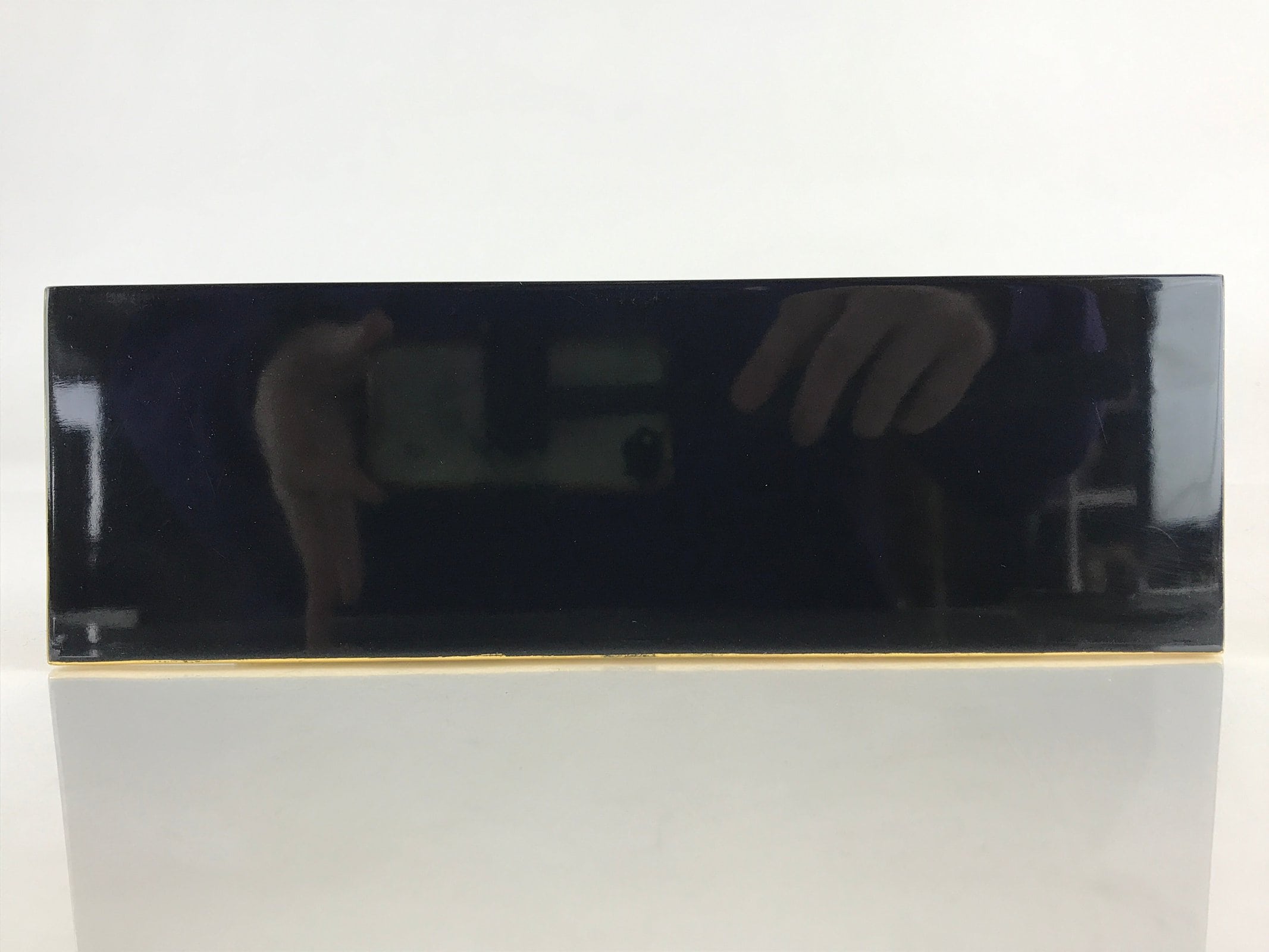 Japanese Buddhist Altar Fitting Wood Lacquer Offering Table Maejyoku Gold BU943