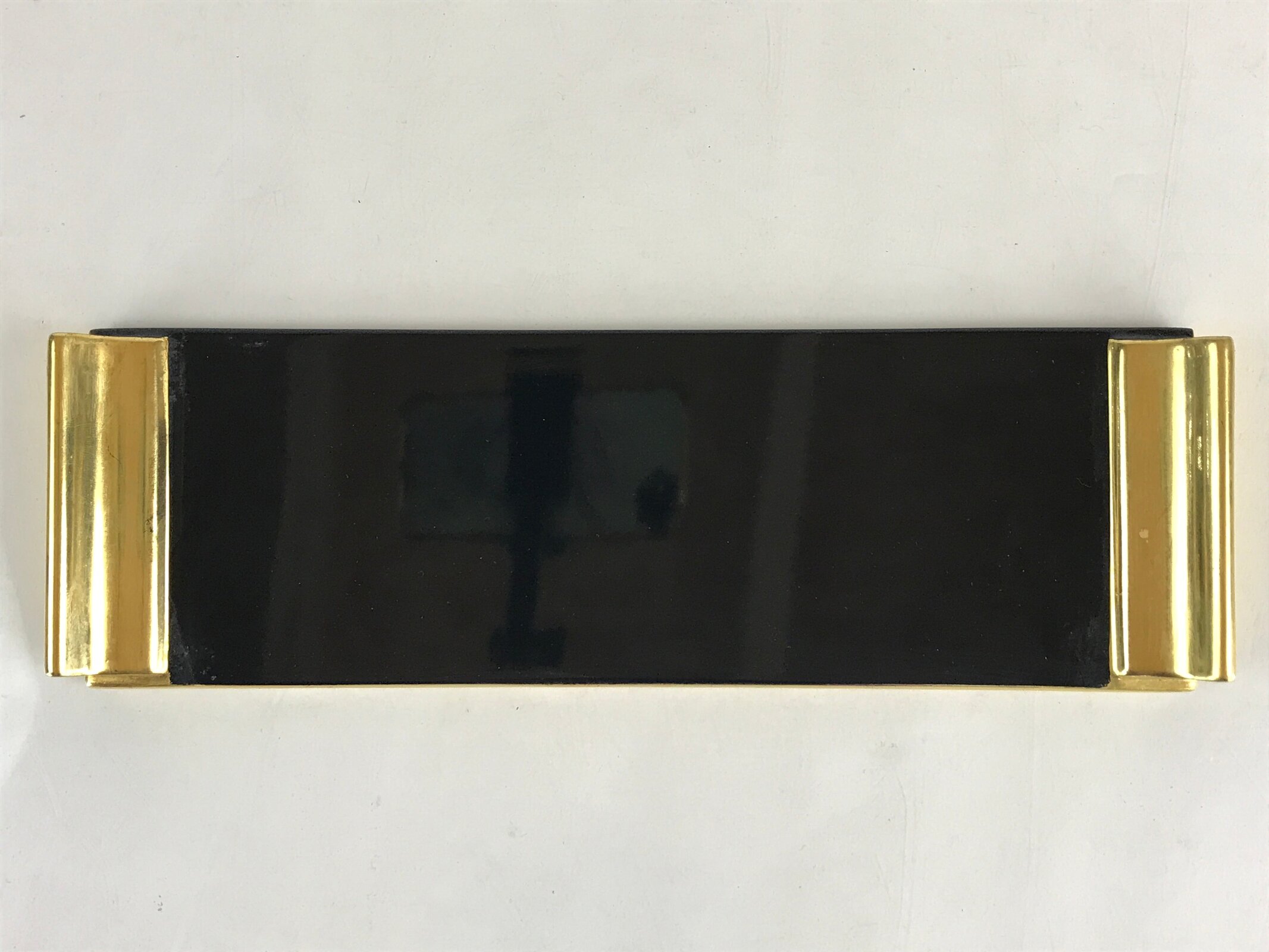 Japanese Buddhist Altar Fitting Wood Lacquer Offering Table Maejyoku Gold BU943