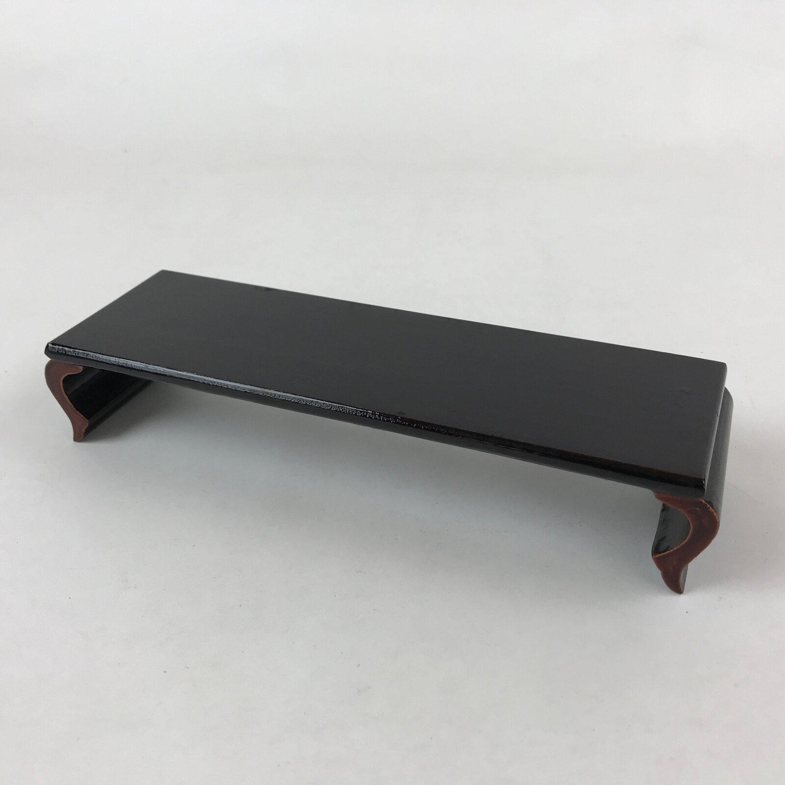 Japanese Buddhist Altar Fitting Wood Lacquered Offering Table Vtg Maejyoku BA164