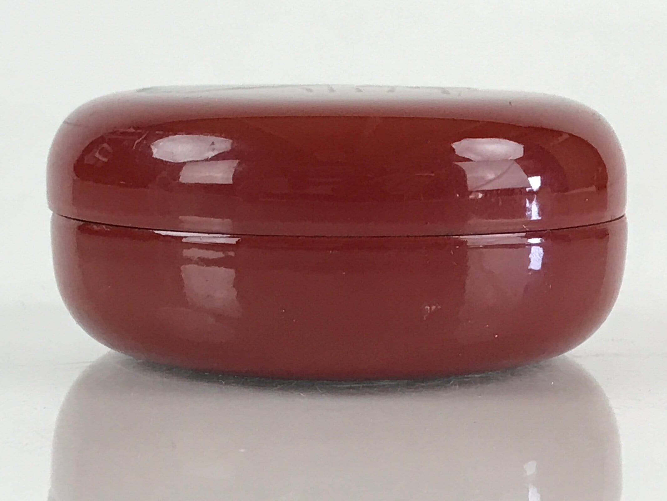 Japanese Buddhist Altar Fitting Wooden Incense Container Vtg Round Kogo BU778