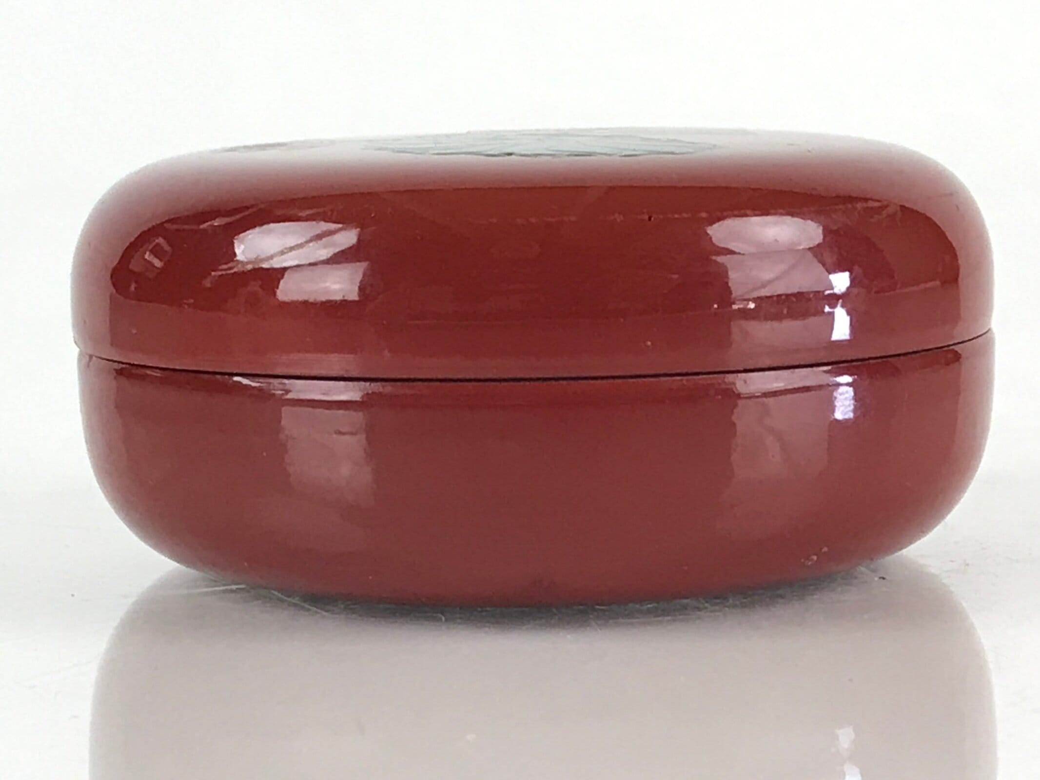 Japanese Buddhist Altar Fitting Wooden Incense Container Vtg Round Kogo BU778