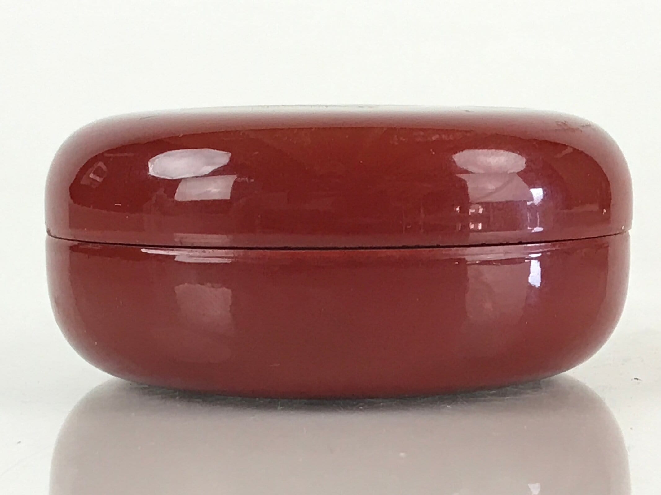 Japanese Buddhist Altar Fitting Wooden Incense Container Vtg Round Kogo BU778