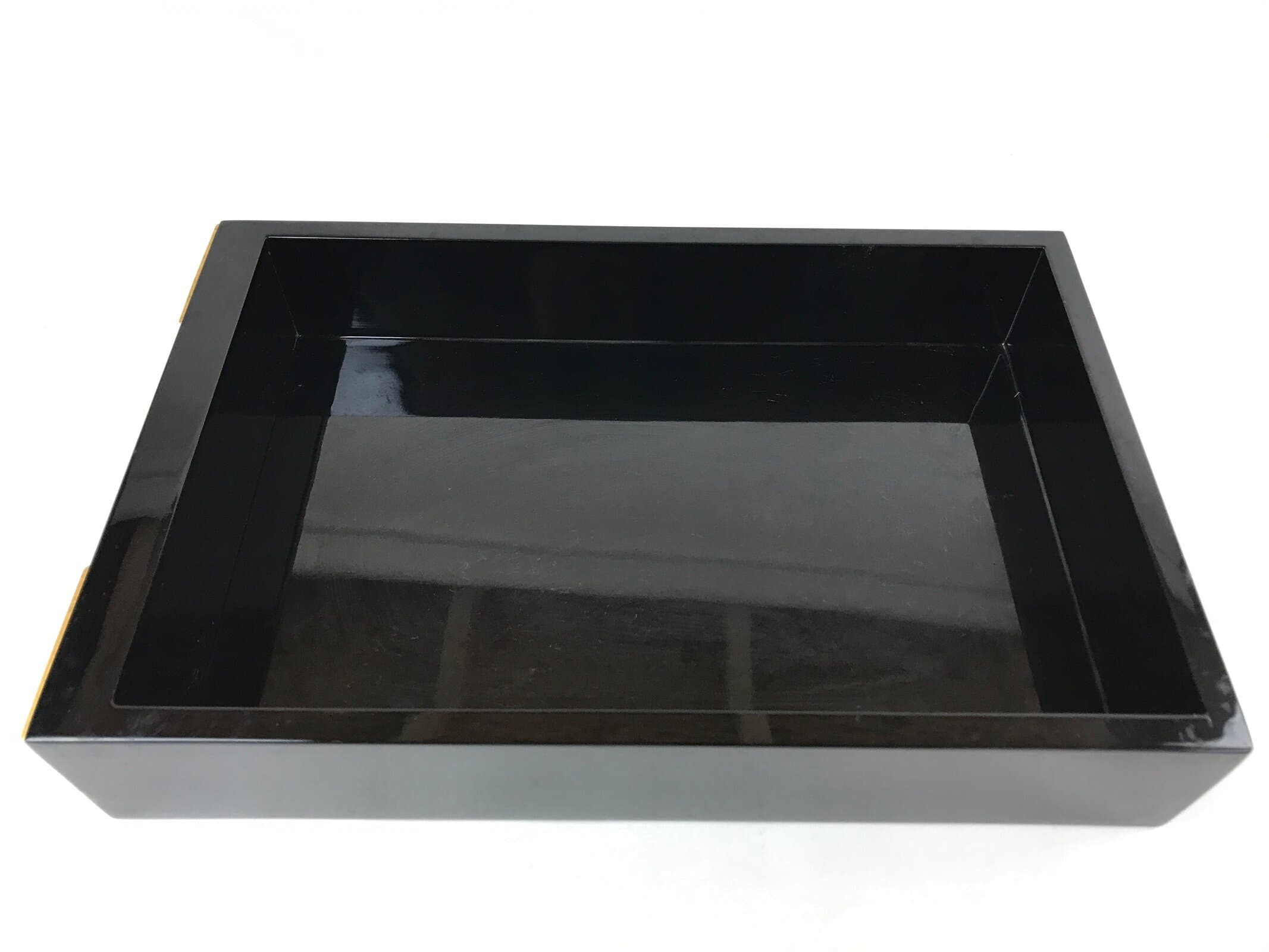 Japanese Buddhist Altar Lacquered Drawer Vtg Gilt Makie Scenery Raden Gold BA230