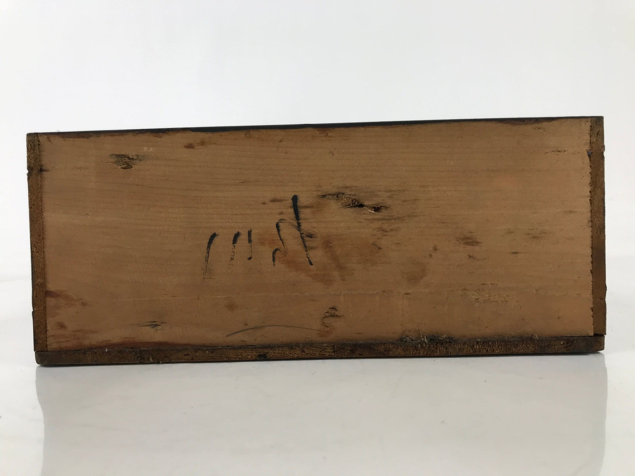 Japanese Buddhist Altar Lacquered Drawer Vtg Gold Makie Iris Carnation BA501