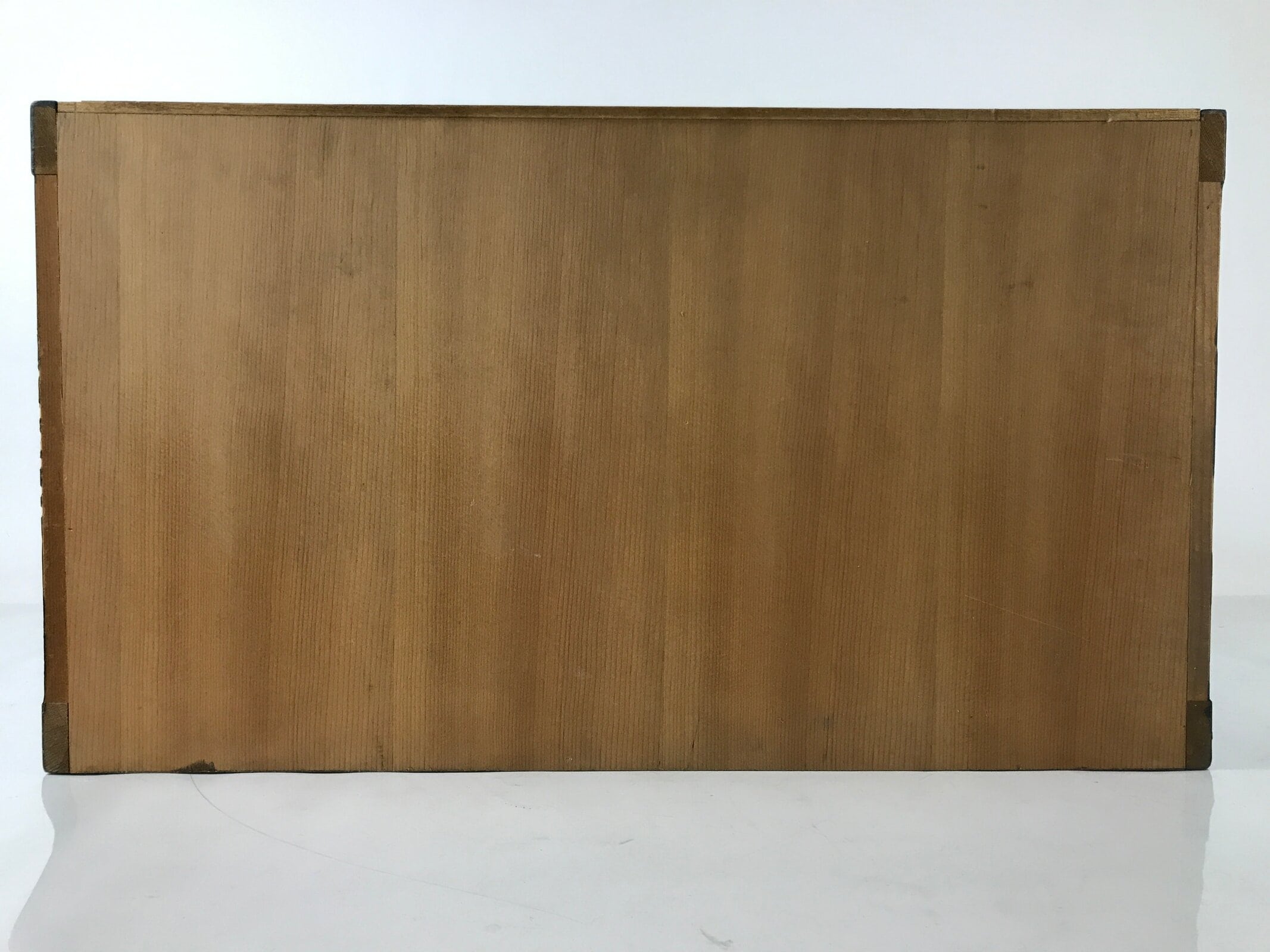 Japanese Buddhist Altar Lacquered Wood Base Piece Black Gold Makie Drawers BA585