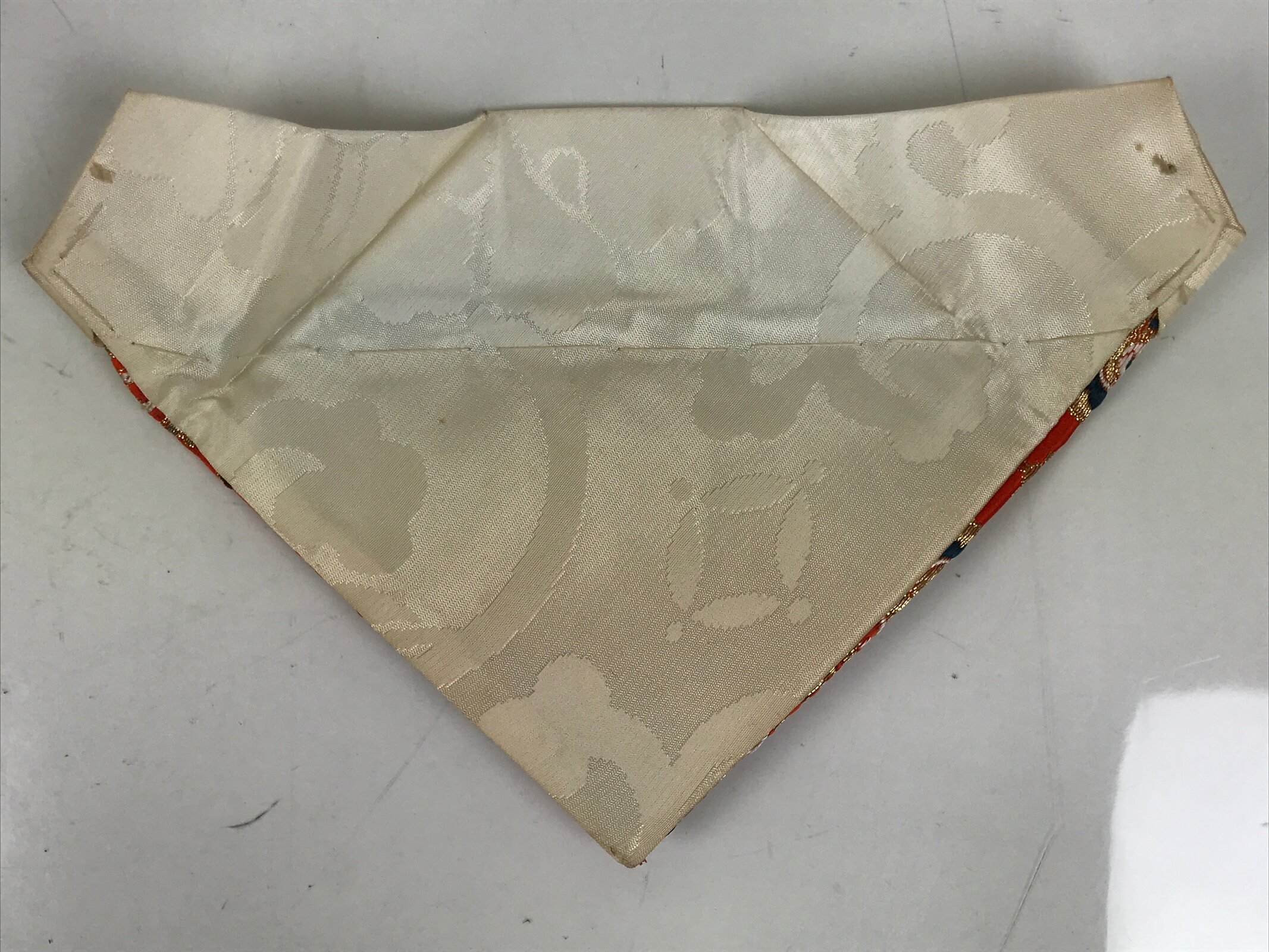 Japanese Buddhist Altar Silk Table Cloth Uchishiki Mandala Orange Gold UC25