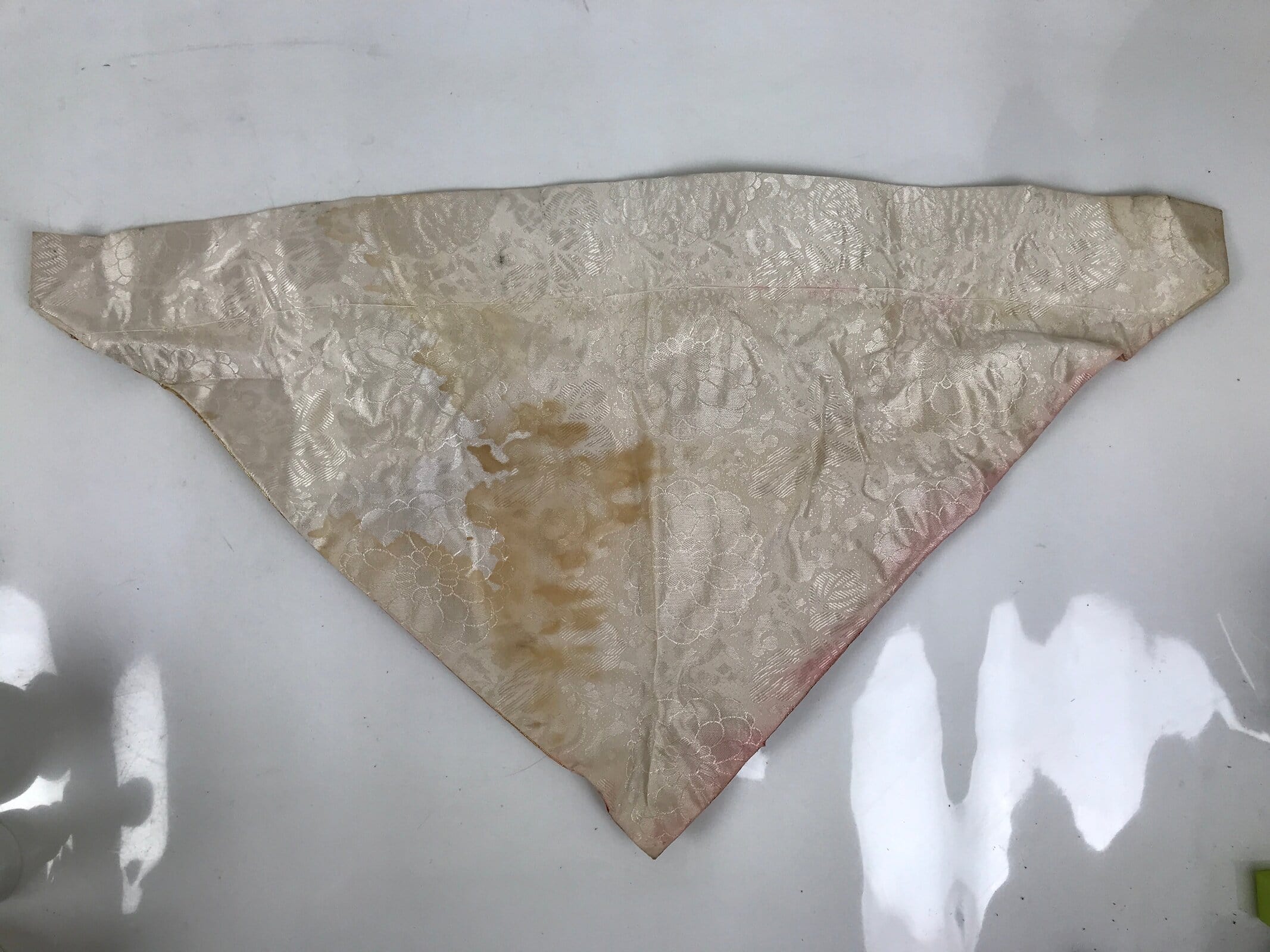 Japanese Buddhist Altar Silk Table Cloth Uchishiki Peony Mandala Embroidery UC33