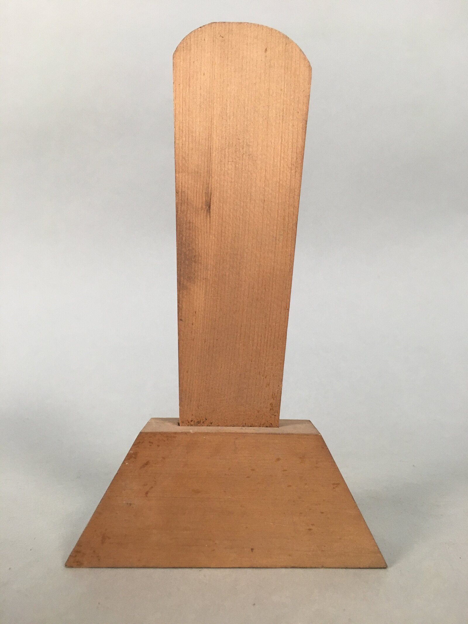 Japanese Buddhist Altar Spiritual Tablet Vtg Wood Ihai BU320