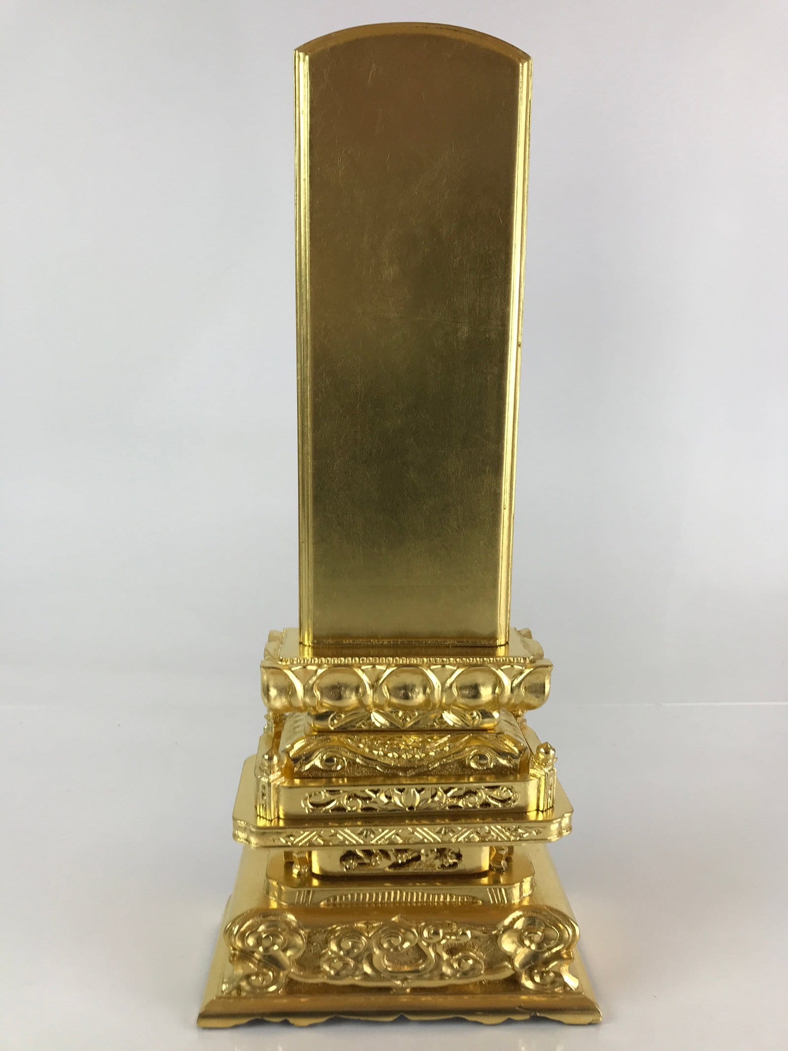 Japanese Buddhist Altar Spiritual Tablet Vtg Wood Unused Blank Ihai BU746