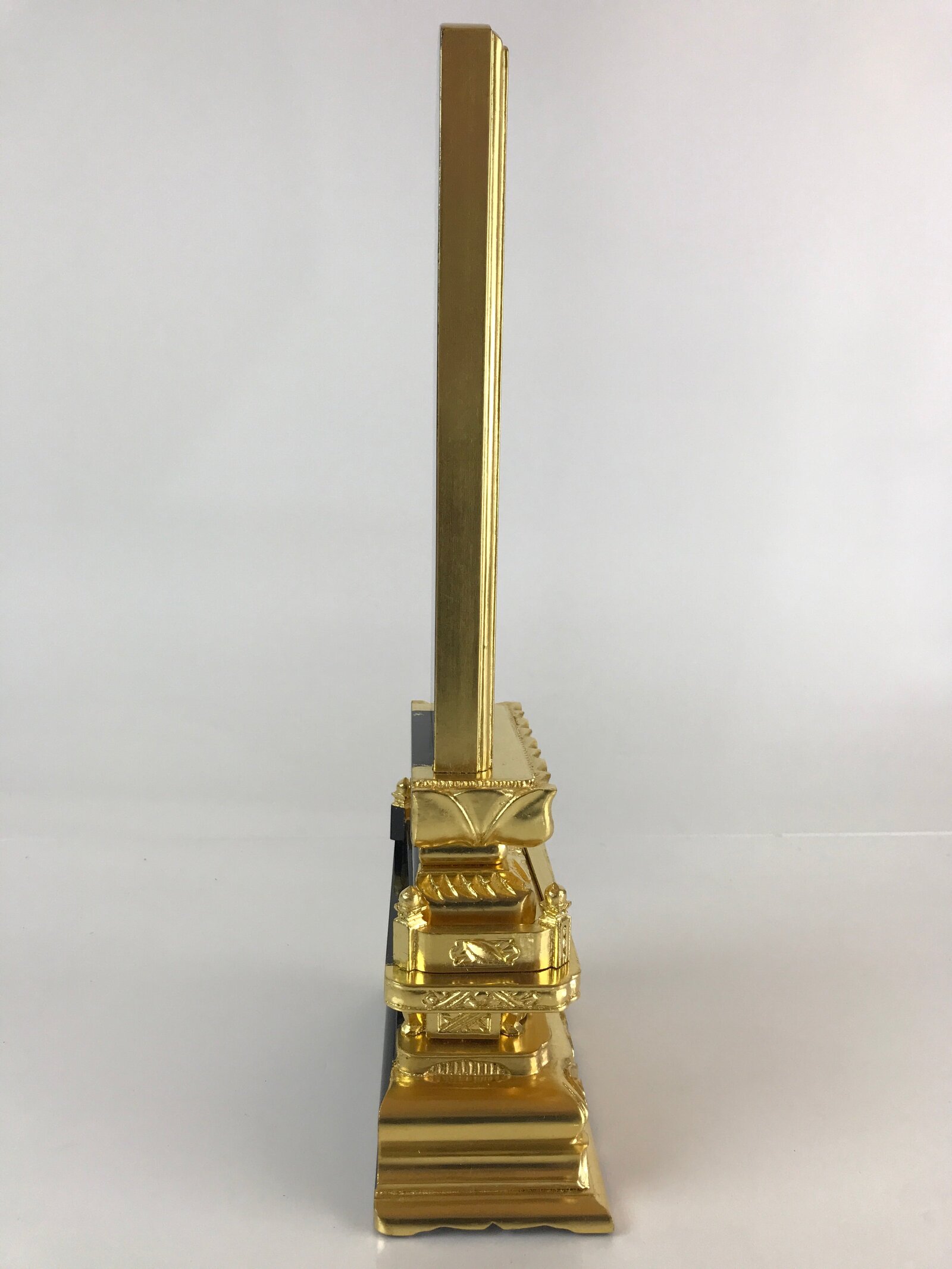 Japanese Buddhist Altar Spiritual Tablet Vtg Wood Unused Blank Ihai BU746