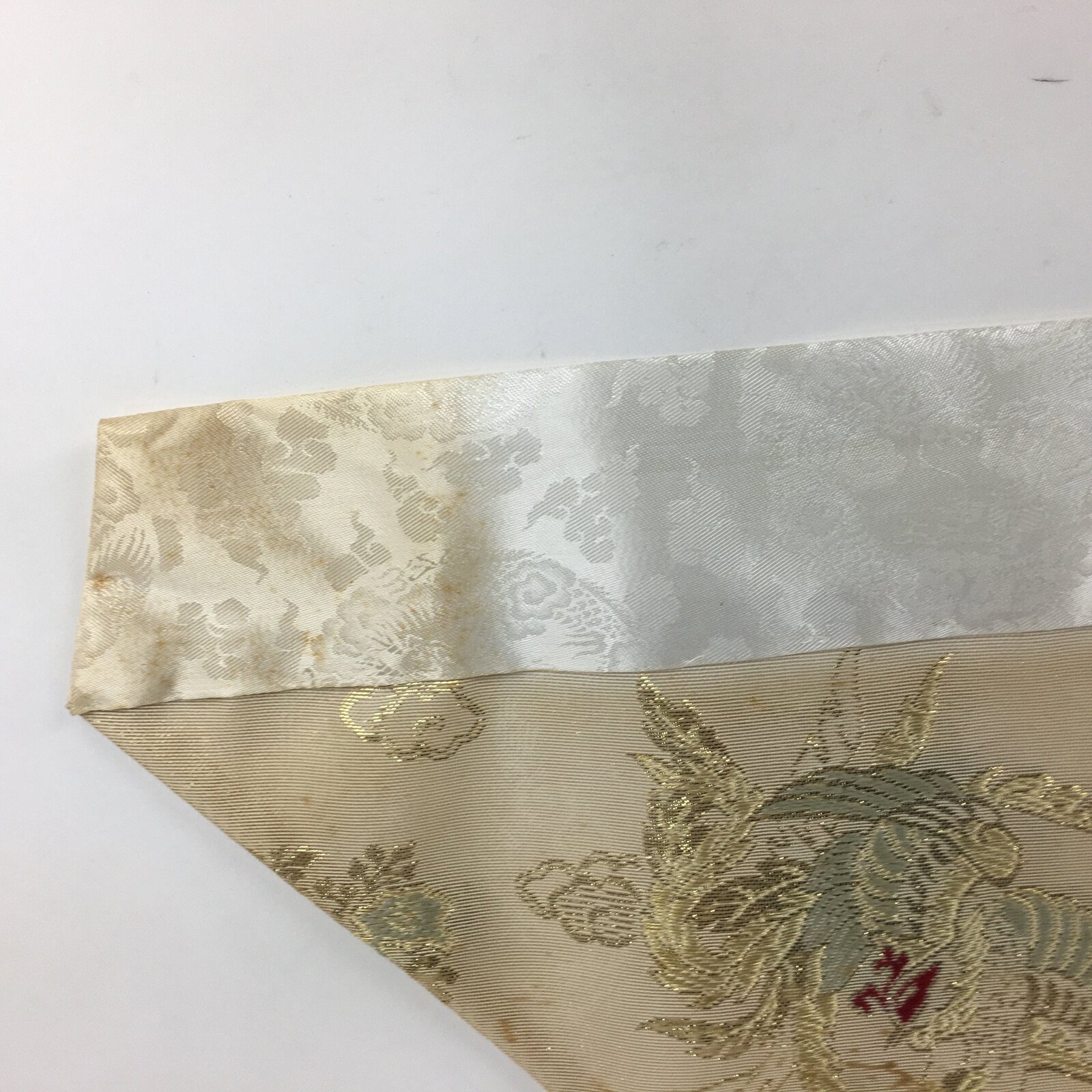 Japanese Buddhist Altar Table Cloth 60cm Uchishiki Birds Cloud Kyozukue BU464