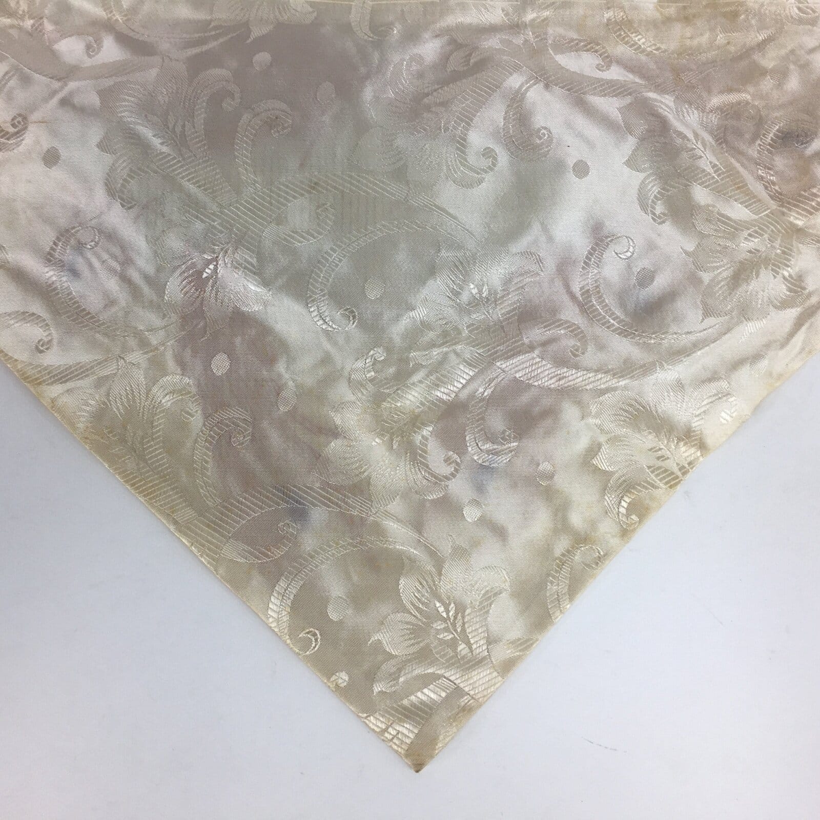 Japanese Buddhist Altar Table Cloth Vtg 66cm Uchishiki Peacock Kyozukue BU465