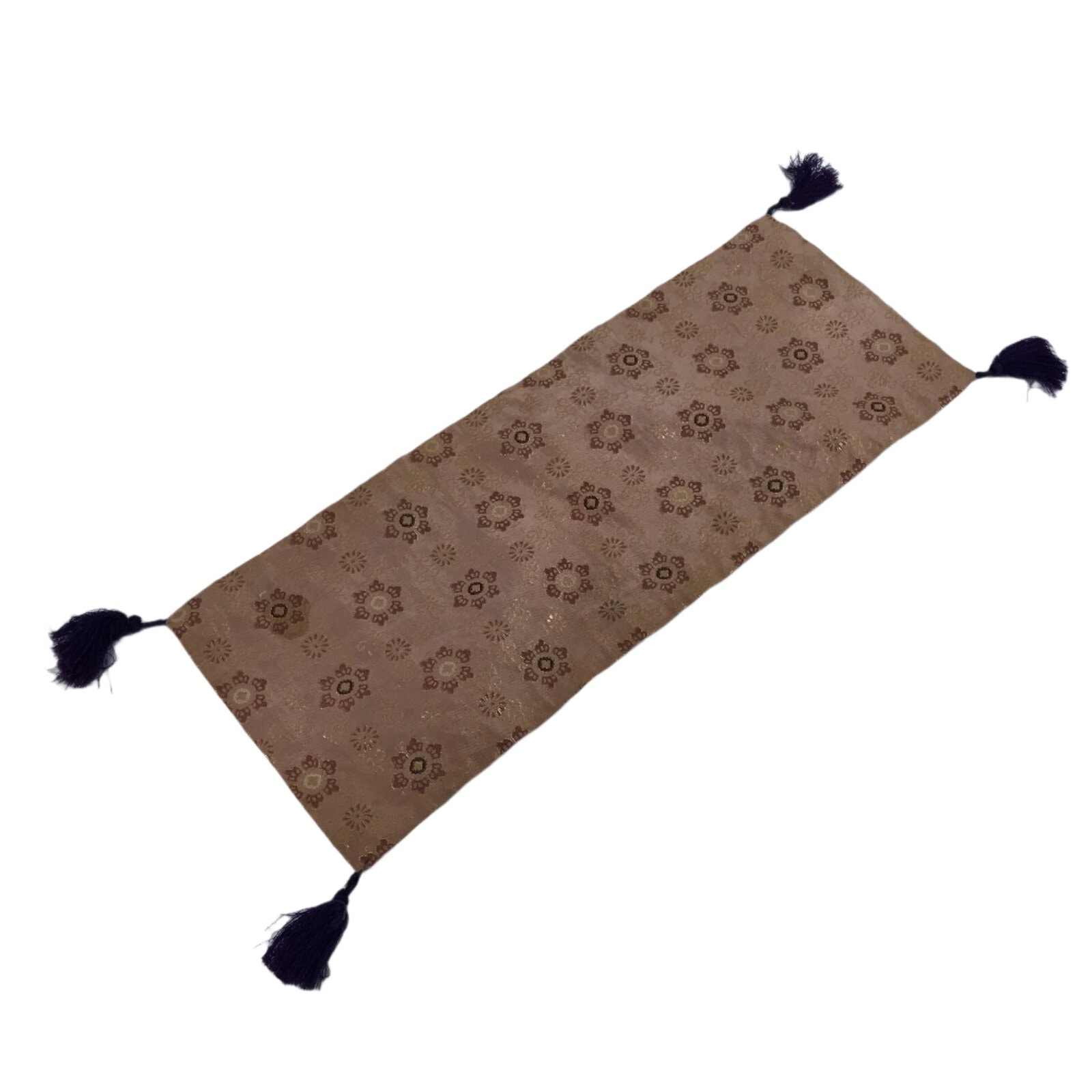 Japanese Buddhist Altar Table Silk Cloth Uchishiki Vtg Rectangle Kyozukue BA418