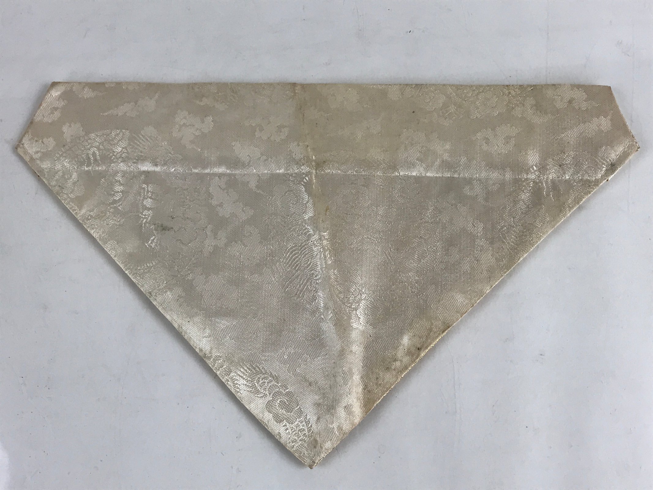 Japanese Buddhist Altar Tablecloth Uchishiki Vtg Triangle Uwajoku Maejyoku BU850