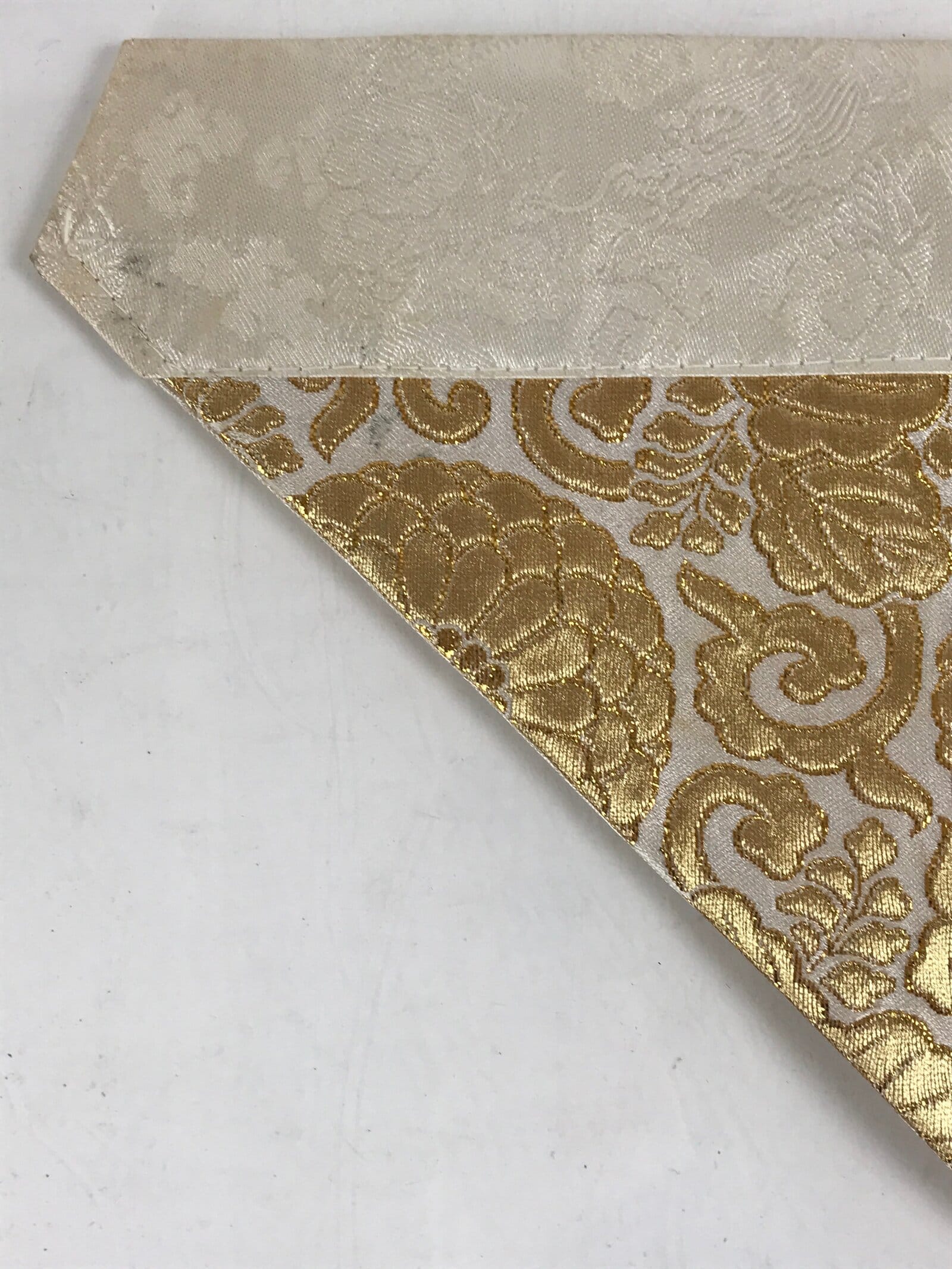 Japanese Buddhist Altar Tablecloth Uchishiki Vtg Triangle Uwajoku Maejyoku BU850