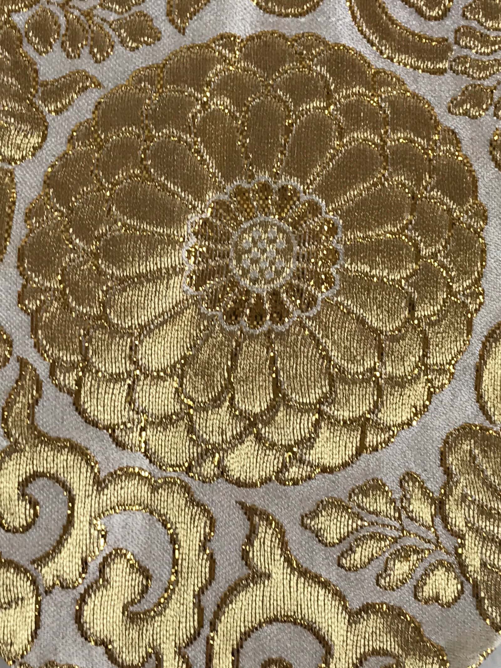 Japanese Buddhist Altar Tablecloth Uchishiki Vtg Triangle Uwajoku Maejyoku BU850