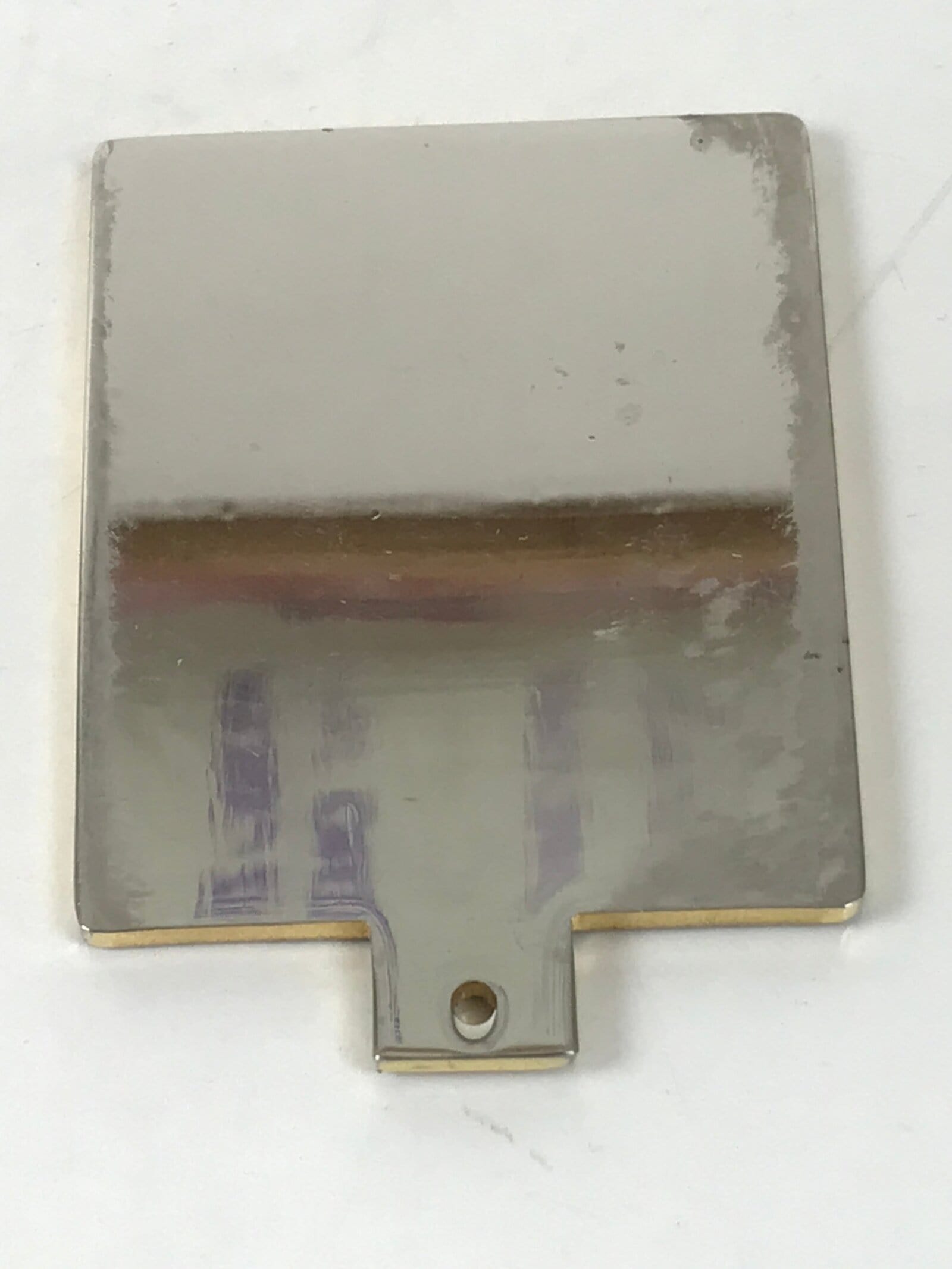 Japanese Buddhist Amulet Divine Mirror Vtg Gogaku-Shinkyo Gold Talisman BA703