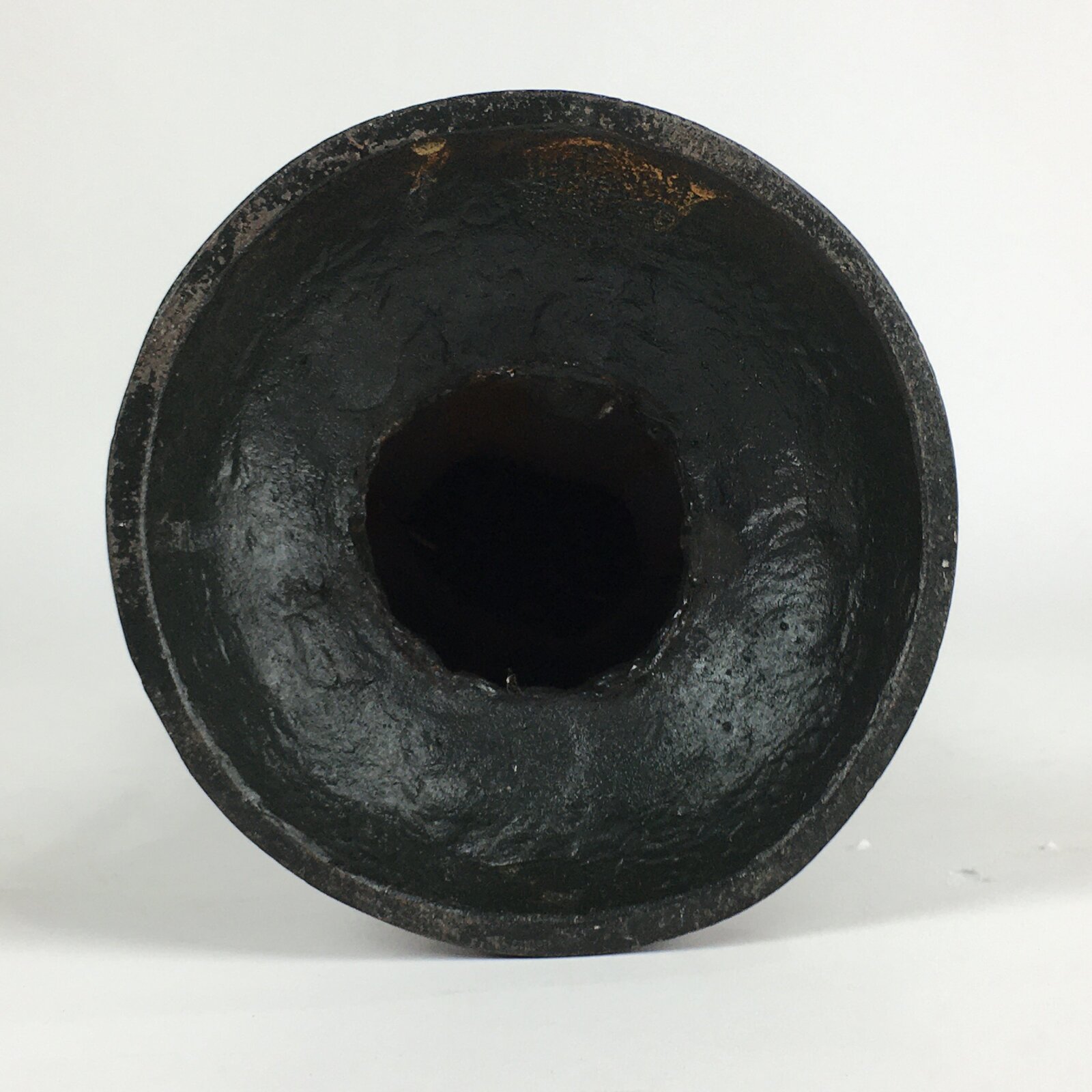 Japanese Buddhist Art Kannon Bosatsu Iron Statue Vtg Tetsu BD804