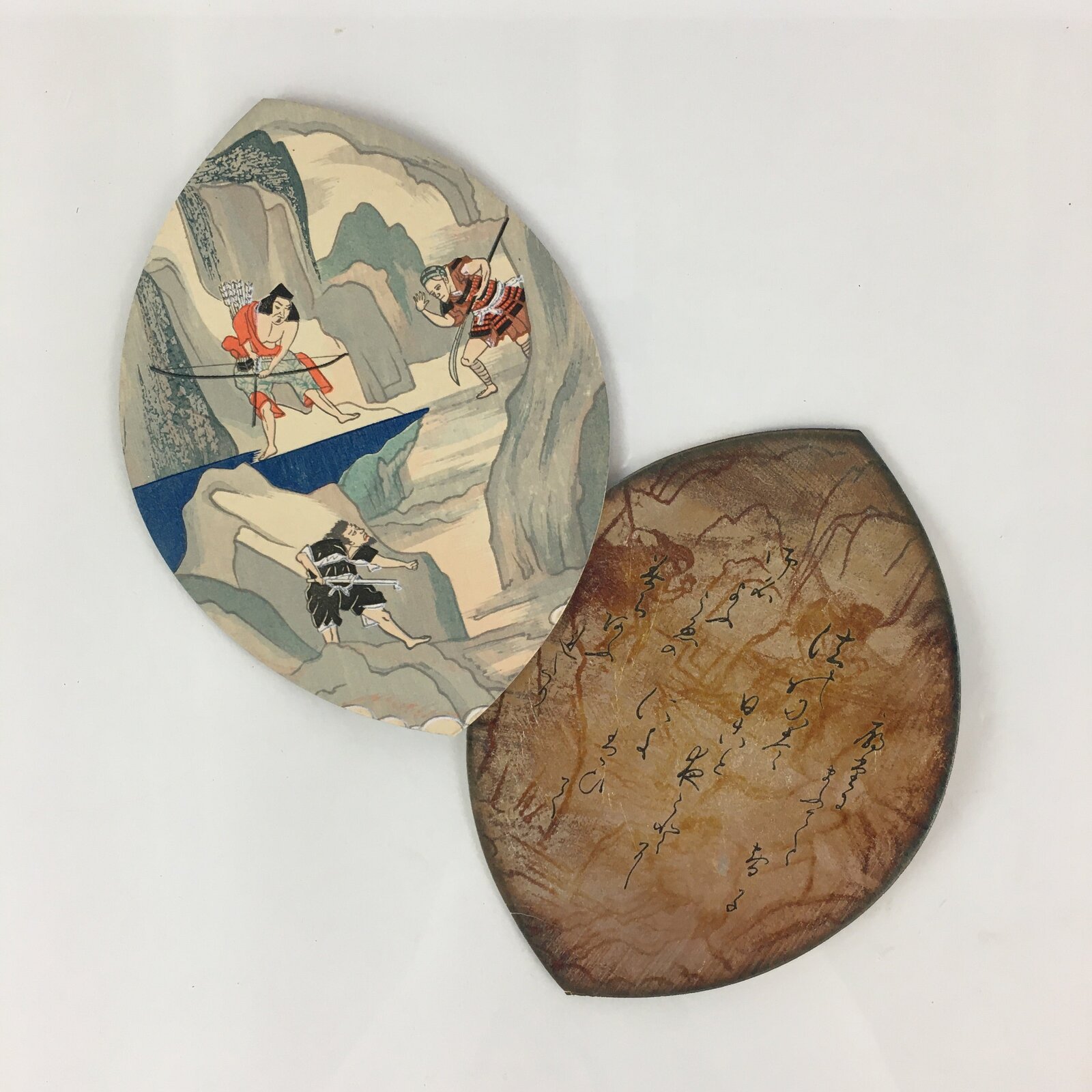 Japanese Buddhist Art Petal Sinran-Shonin Vtg Higashi Honganji Temple BU764