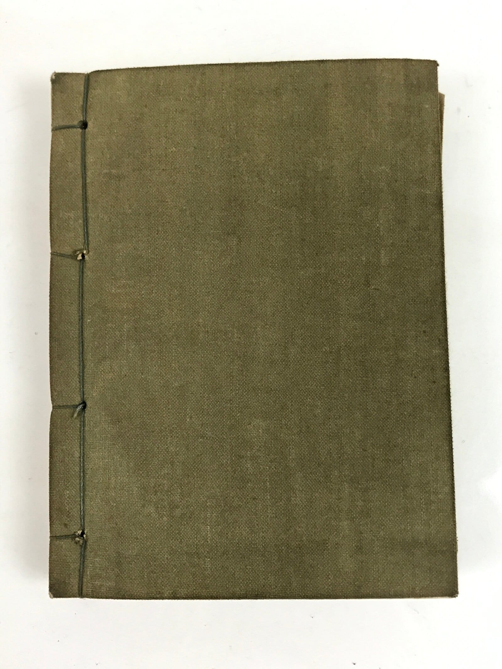 Japanese Buddhist Book Toyo Shomyo Yoshu 1934 Vtg Paper Olive Green BA507