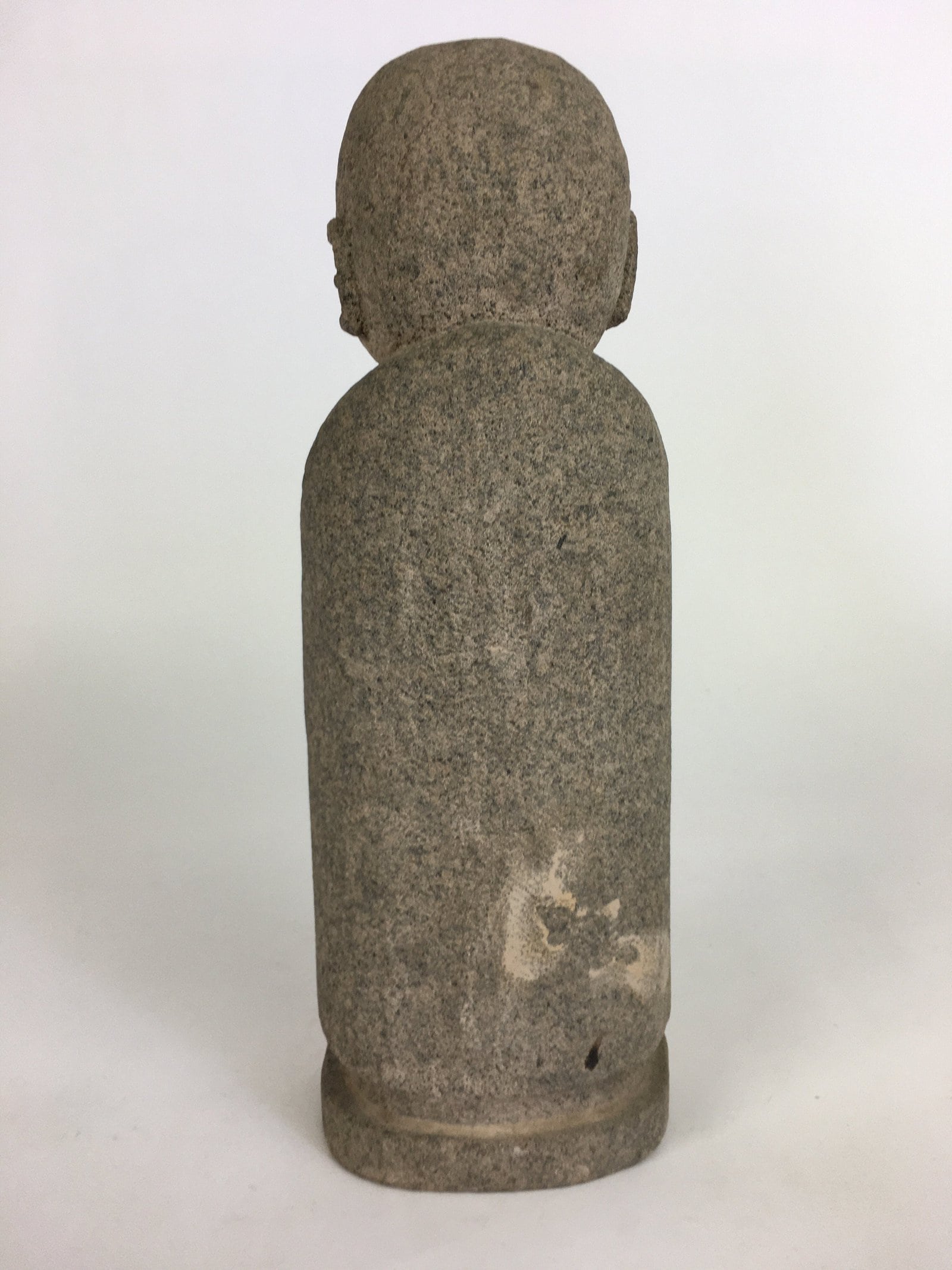 Japanese Buddhist Jizo-Bosatsu Stone Statue Vtg Jizo Stone Sculpture BD642
