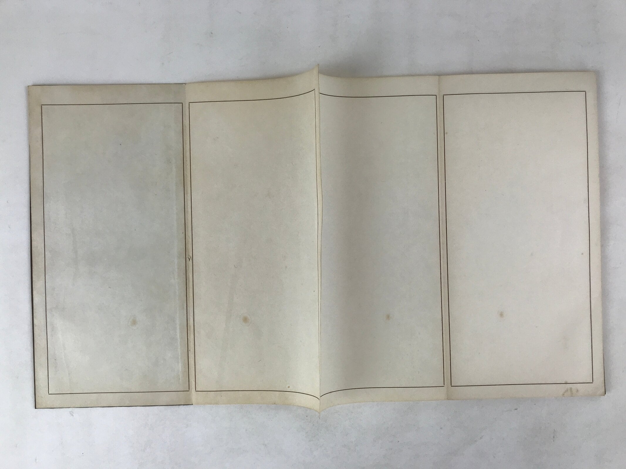 Japanese Buddhist Study Notebook C1950 Handwritten Shakumon Brown BA265