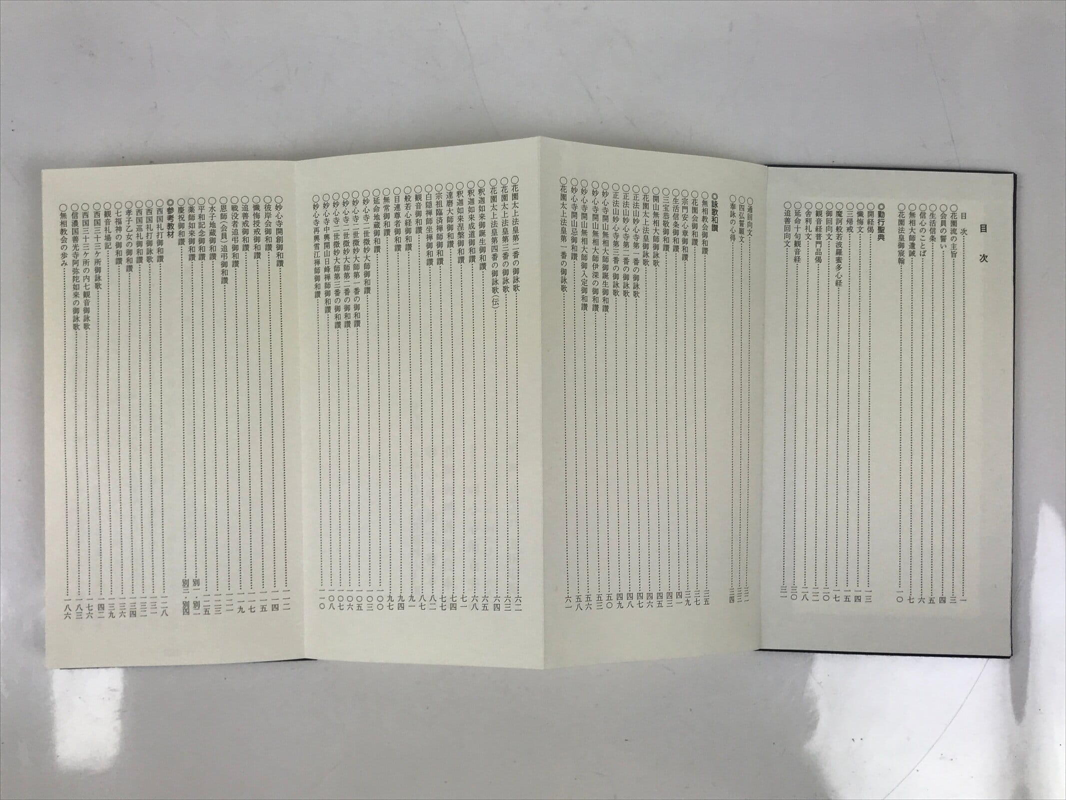 Japanese Buddhist Sutra Book Vtg Myoshinji Hanazonoryu Goeika Rinzai Zen BA630