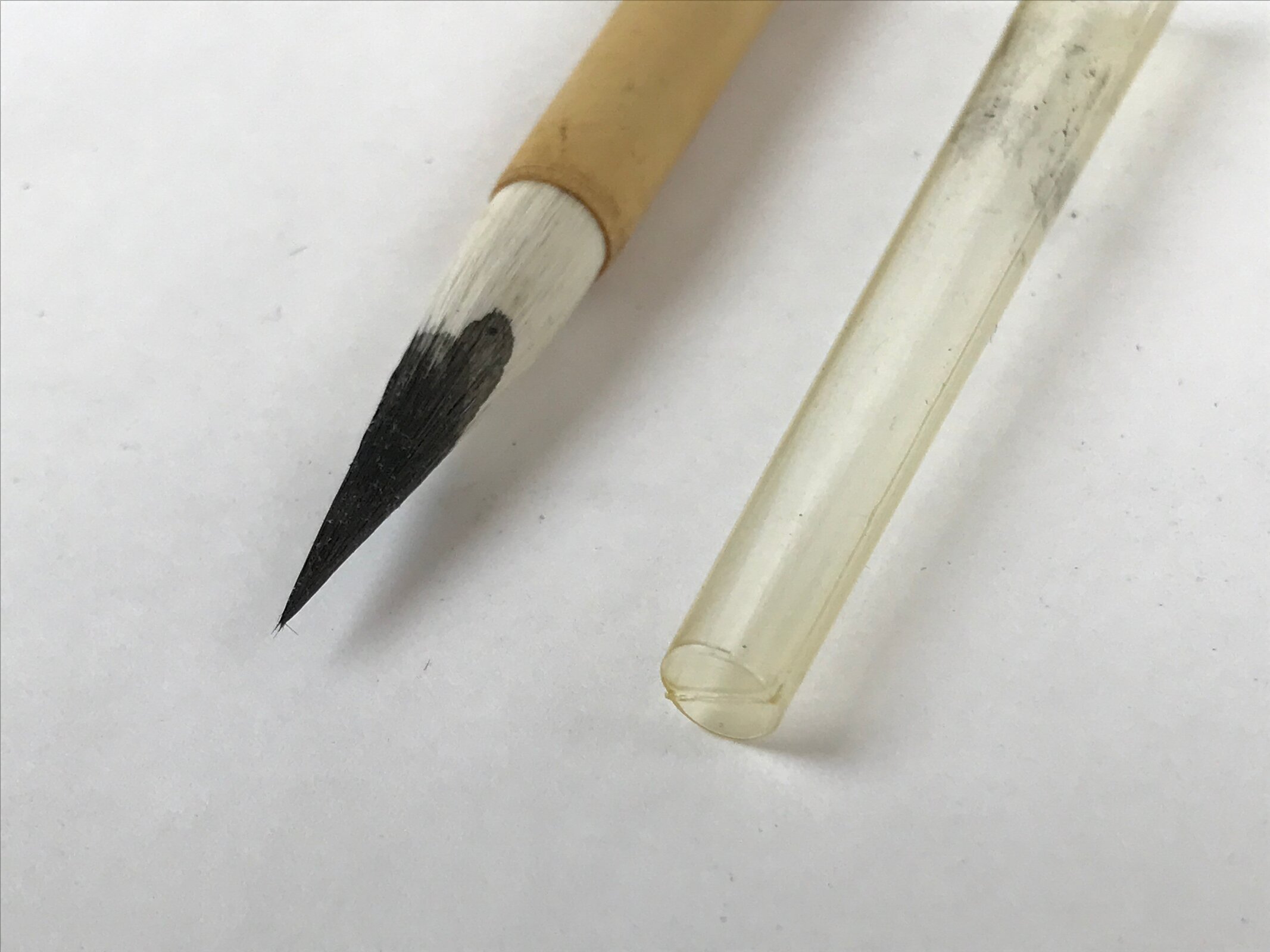 Japanese Calligraphy Tool Calligraphy Brush 3pcs Vtg Shodo Shuji Kanji JK668