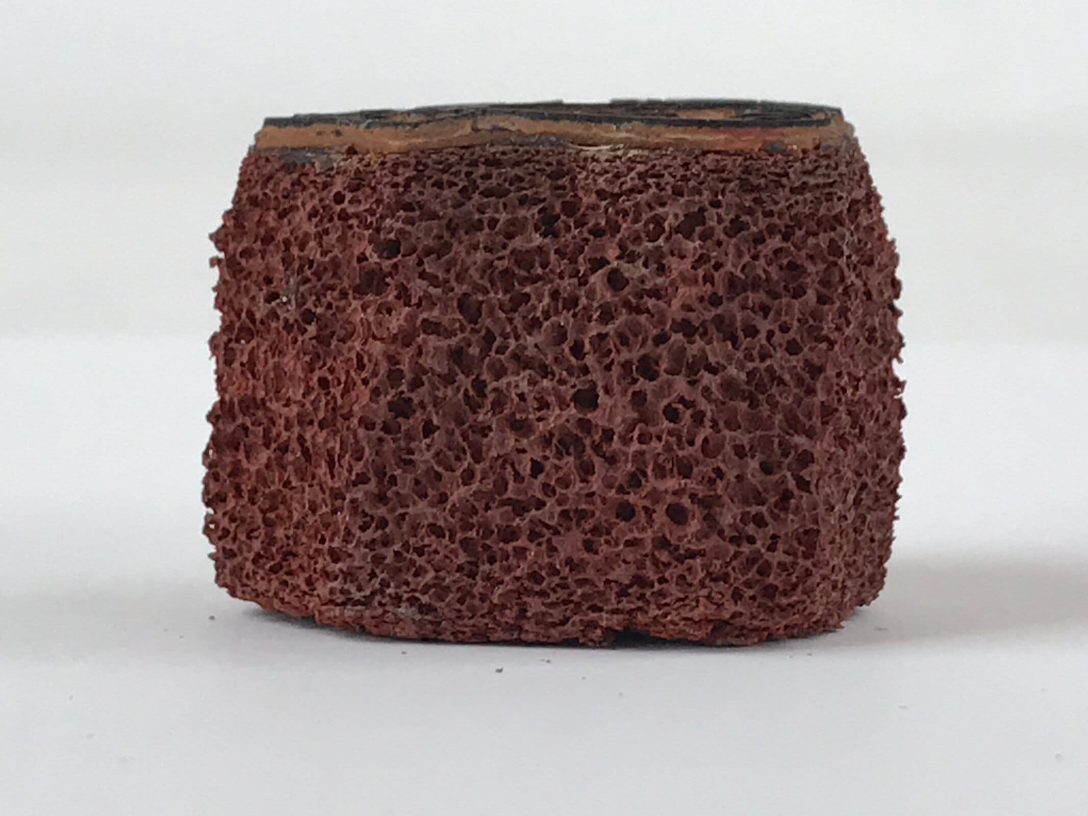 Japanese Carved Rubber Stamp 2 Mushrooms Vtg Sponge Base Stationary HS184