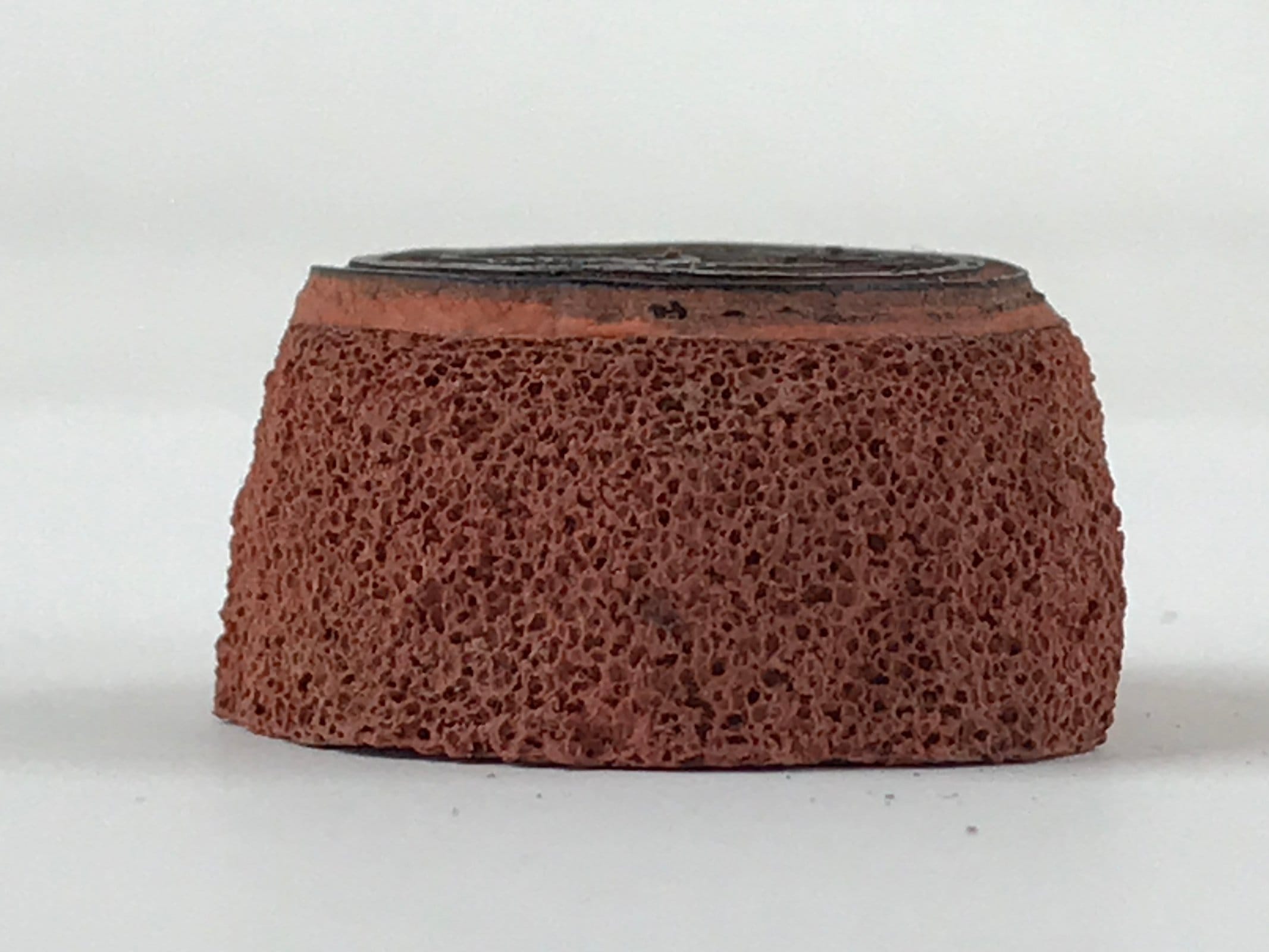 Japanese Carved Rubber Stamp Hare Rabbit Vtg Sponge Base Stationary HS185