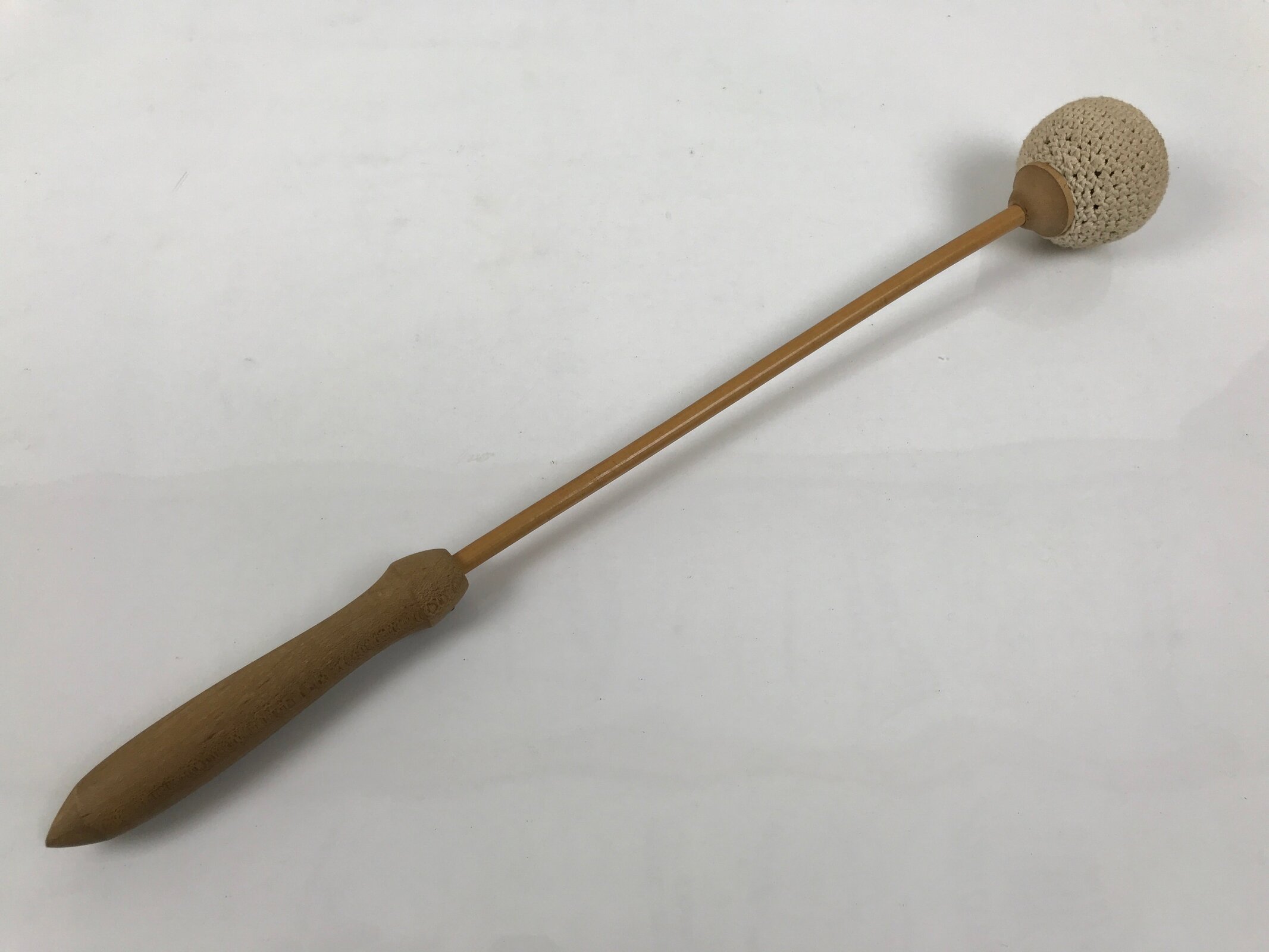 Japanese Carved Wooden Buddhist Drum Mokugyo Set Vtg Altar Fitting Butsugu BA846