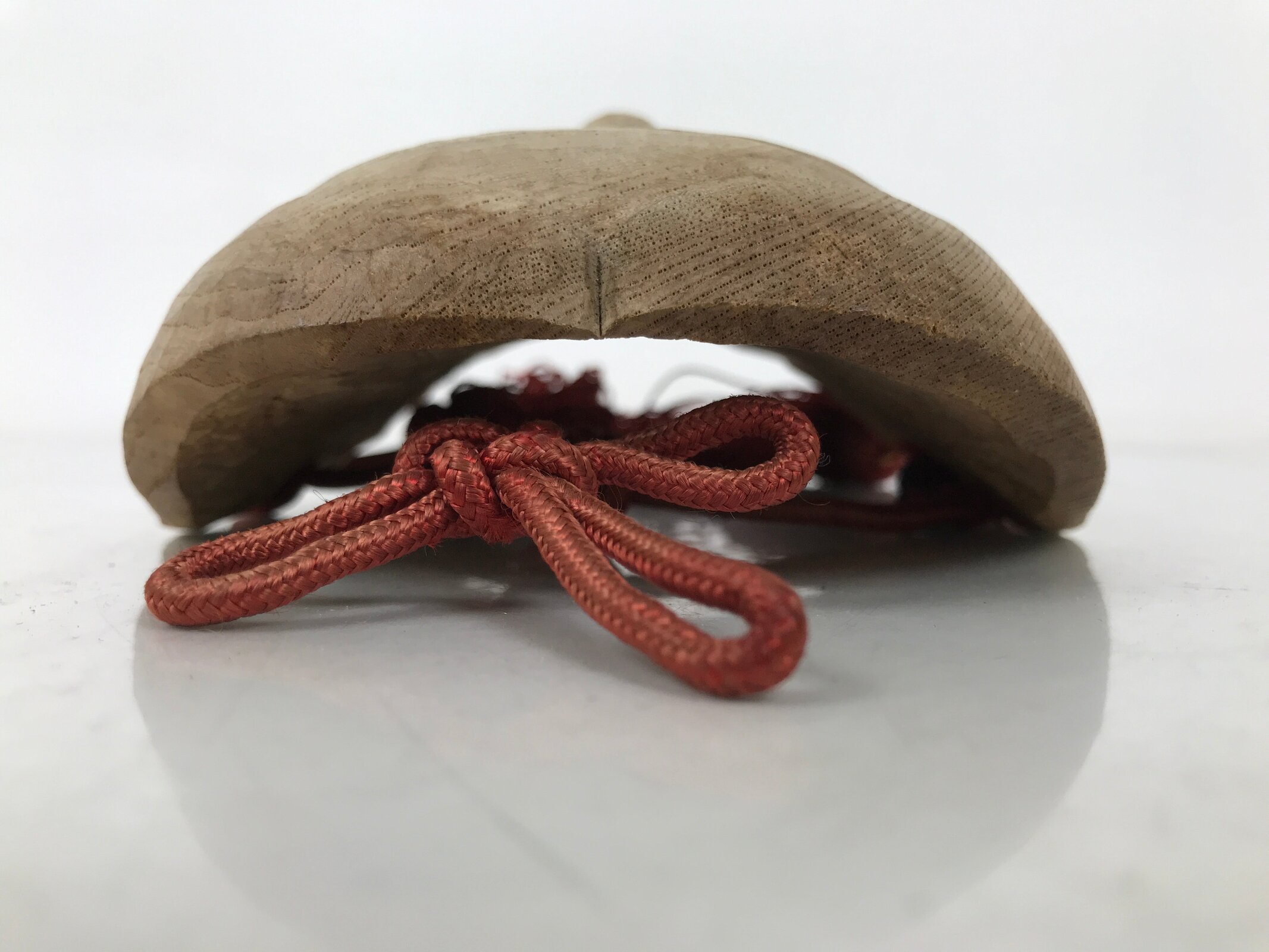 Japanese Carved Wooden Noh Mask Uba Vtg Old Woman Nohmen Kagura Dance OM71