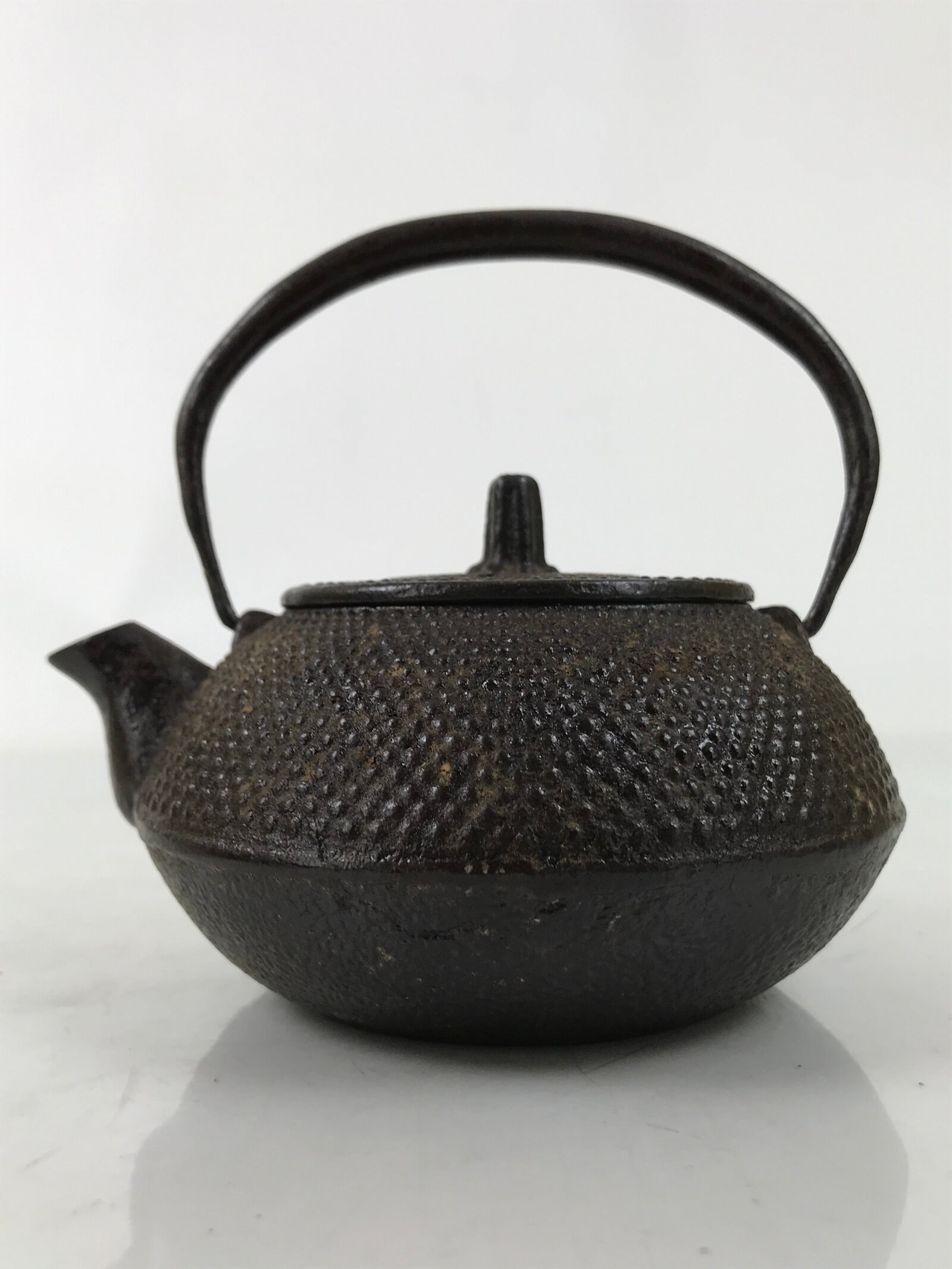 Japanese Cast Iron Tetsubin Kettle Teapot Vtg Tea Ceremony Nanbu Tekki T120