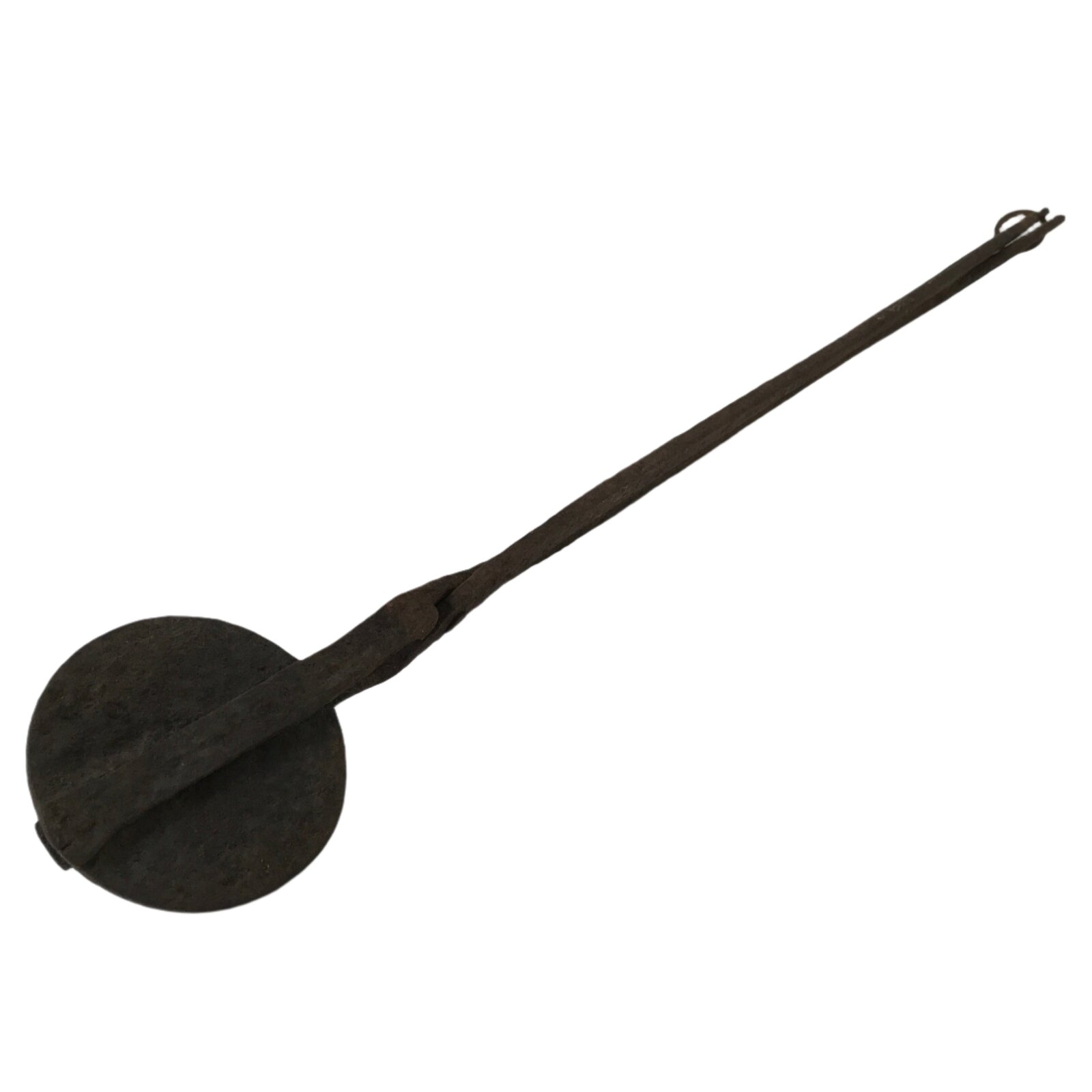 Japanese Cast Iron Yaki-In Branding Press Stamp Vtg Sweets Chrysanthemum T152