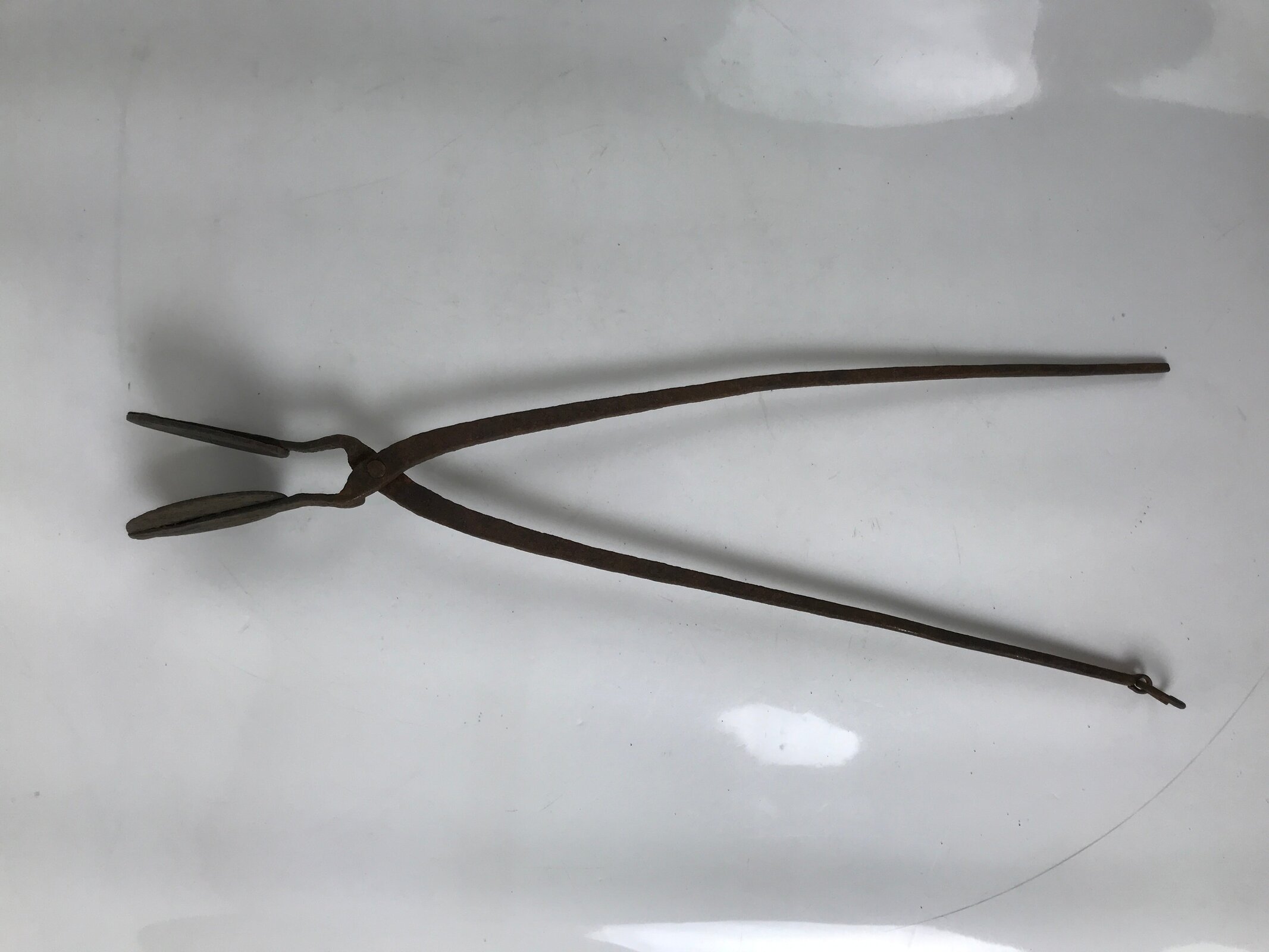 Japanese Cast Iron Yaki-In Branding Press Stamp Vtg Sweets Chrysanthemum T152