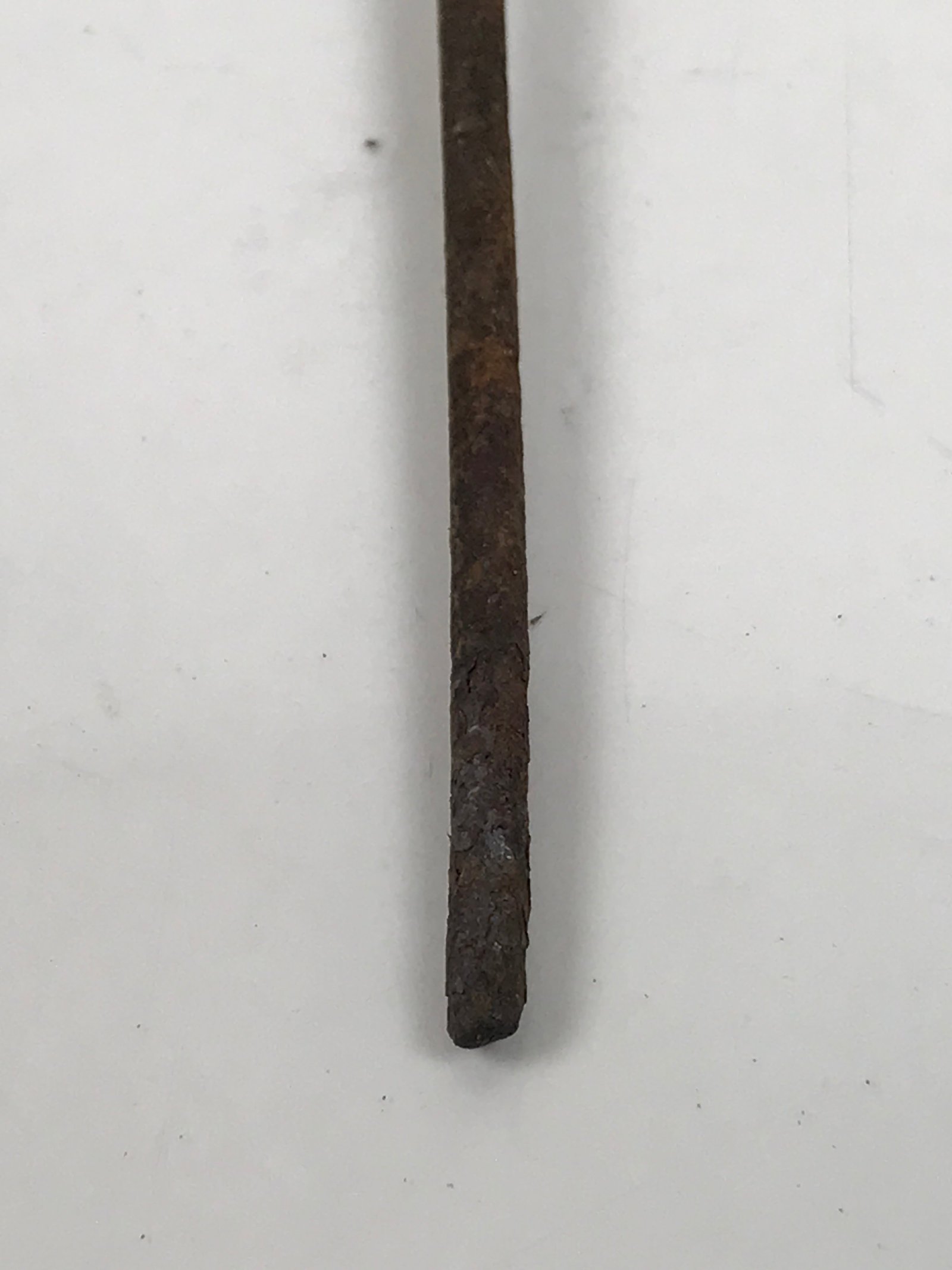 Japanese Cast Iron Yaki-In Branding Stamp Vtg Wood Craft Sweet Large Kanji T160