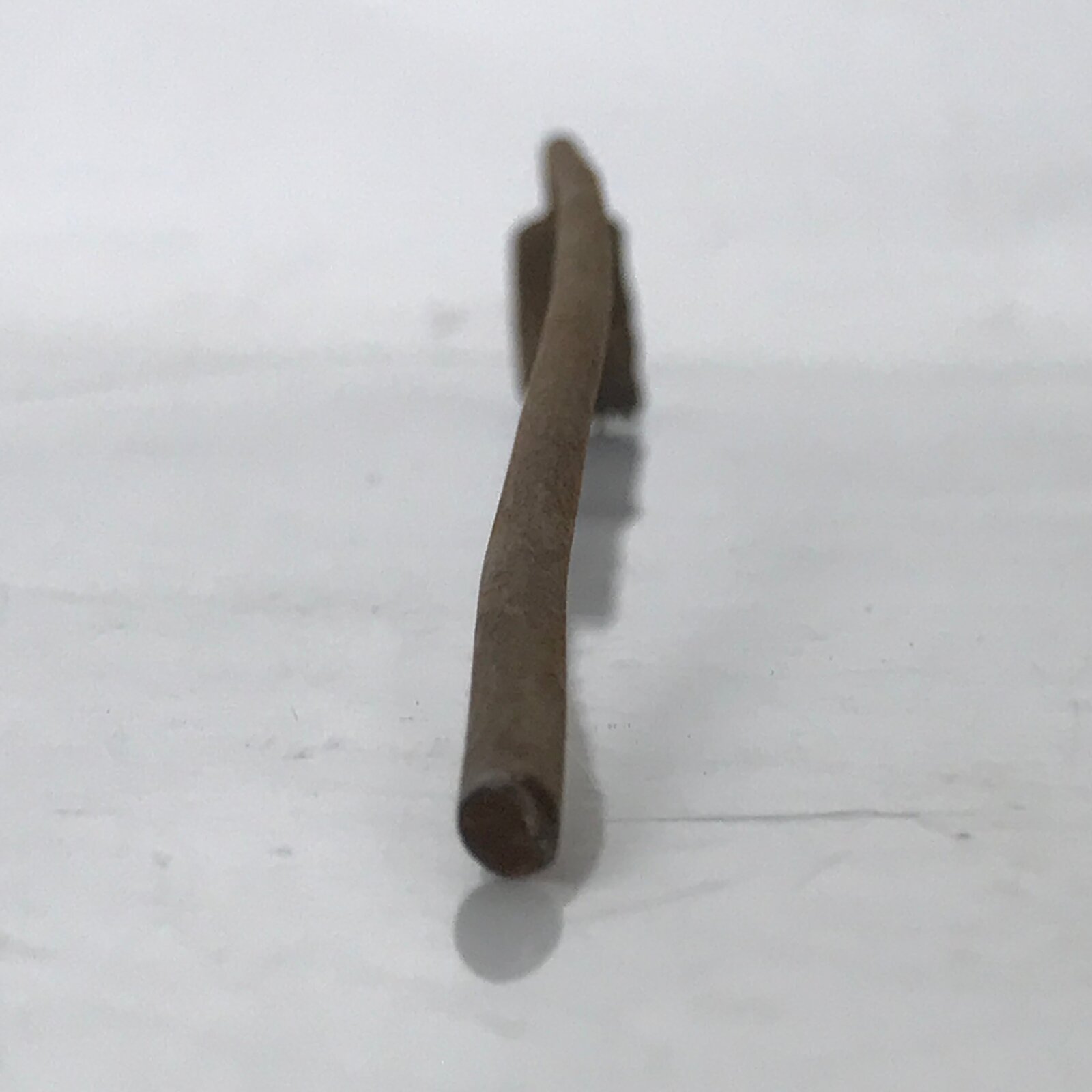 Japanese Cast Iron Yaki-In Branding Stamp Vtg Wood Craft Sweets Warabi Fern T150