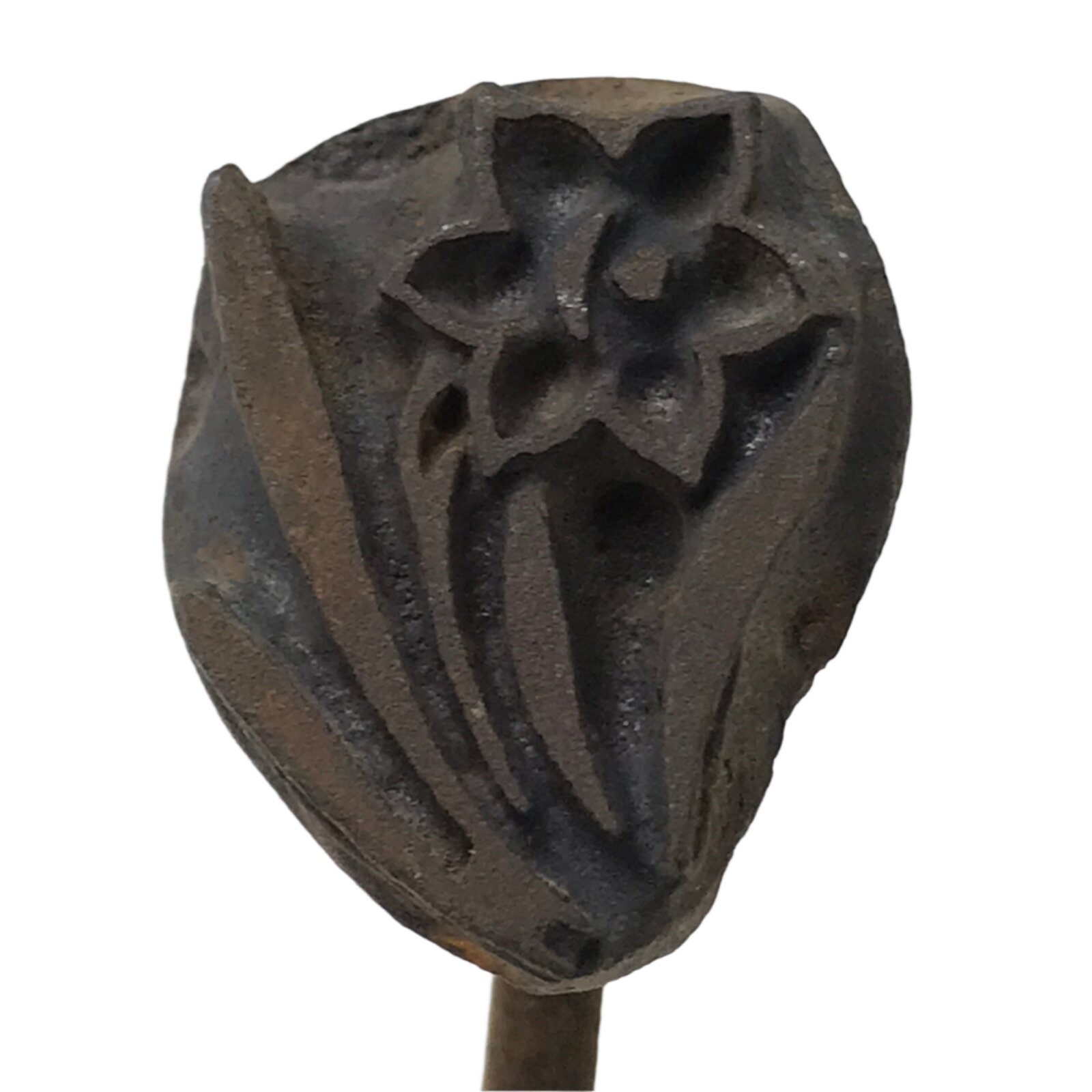 Japanese Cast Iron Yaki-In Branding Stamp Wood Craft Sweet Daffodil Suisen T143